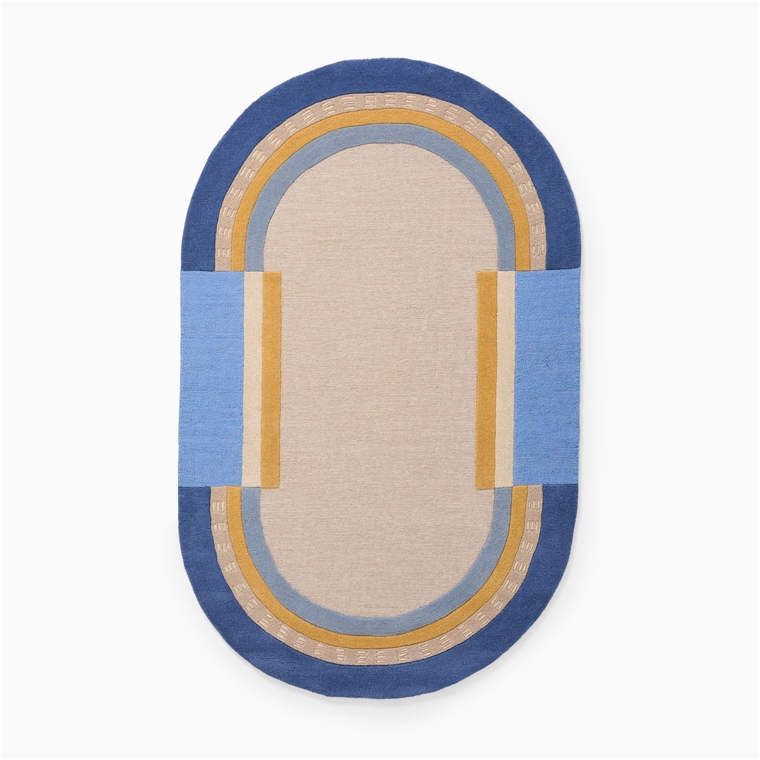 West Elm Varsity Track Rug 5x8 - image-4