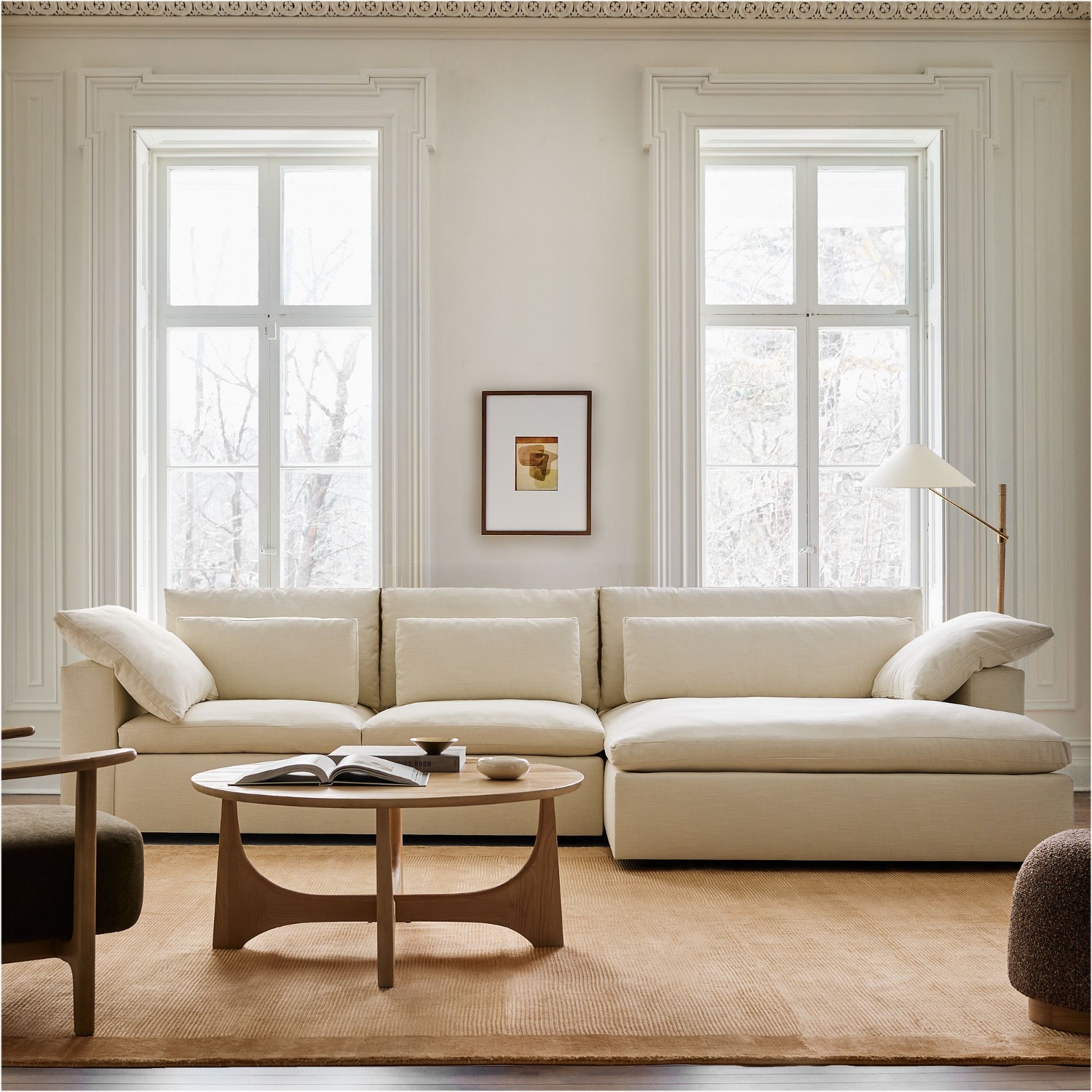 West Elm TENCEL™ Frame Rug 9x12 - image-1