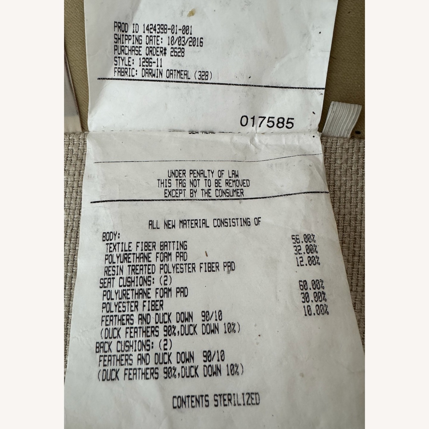 Lee Industries Custom Apartment Sofa - image-6