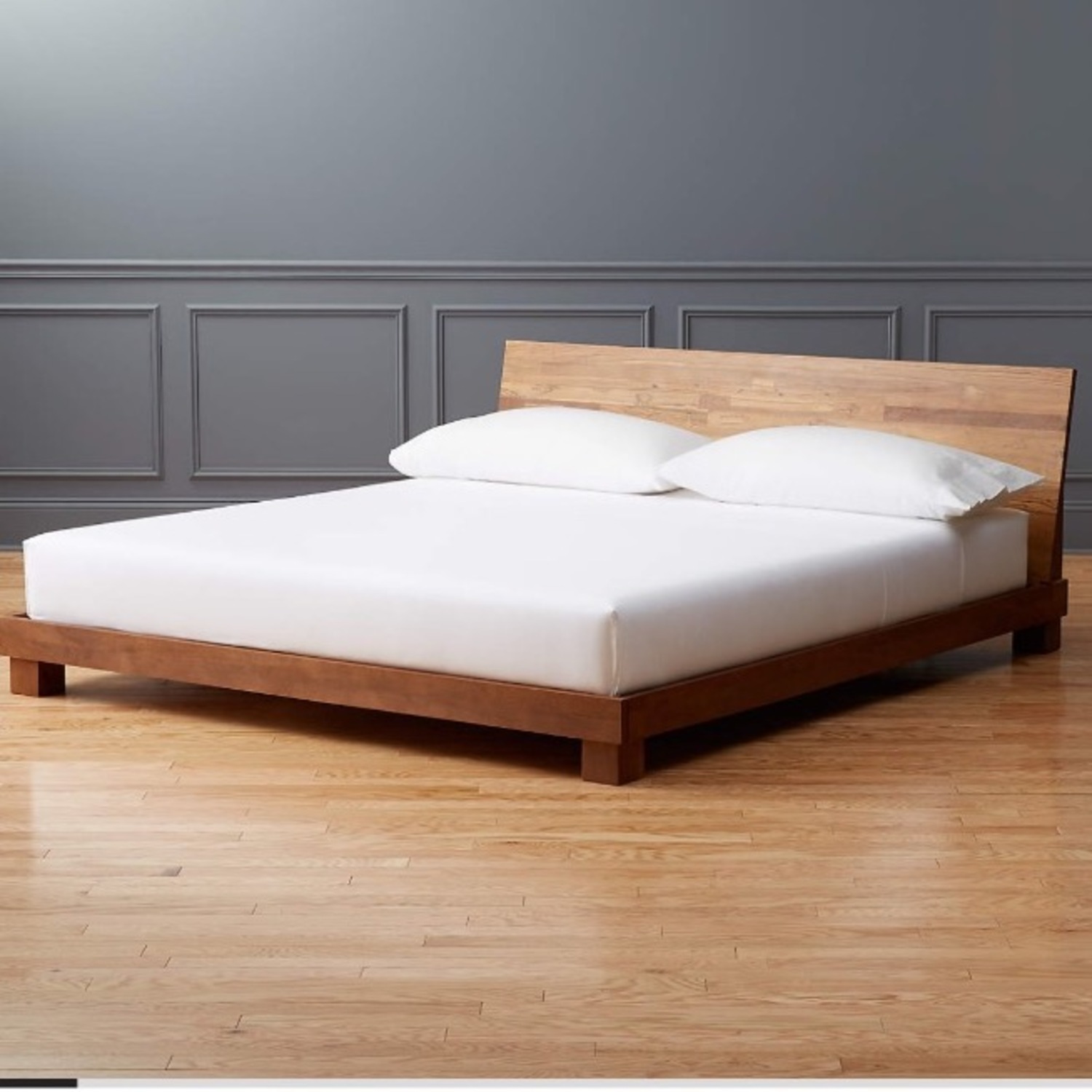 CB2 Dondra Teak Wood Queen Bed - image-2