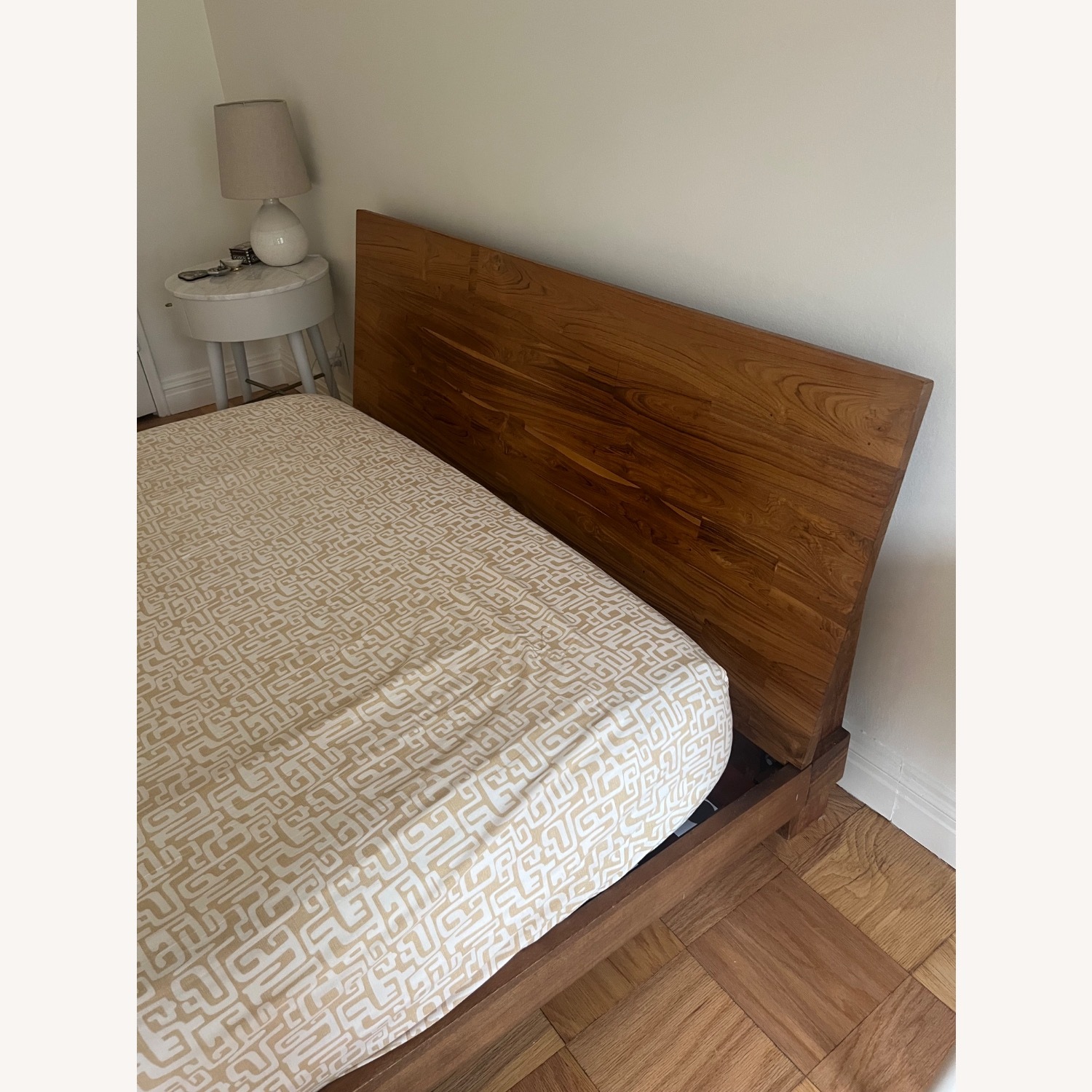 CB2 Dondra Teak Wood Queen Bed - image-3