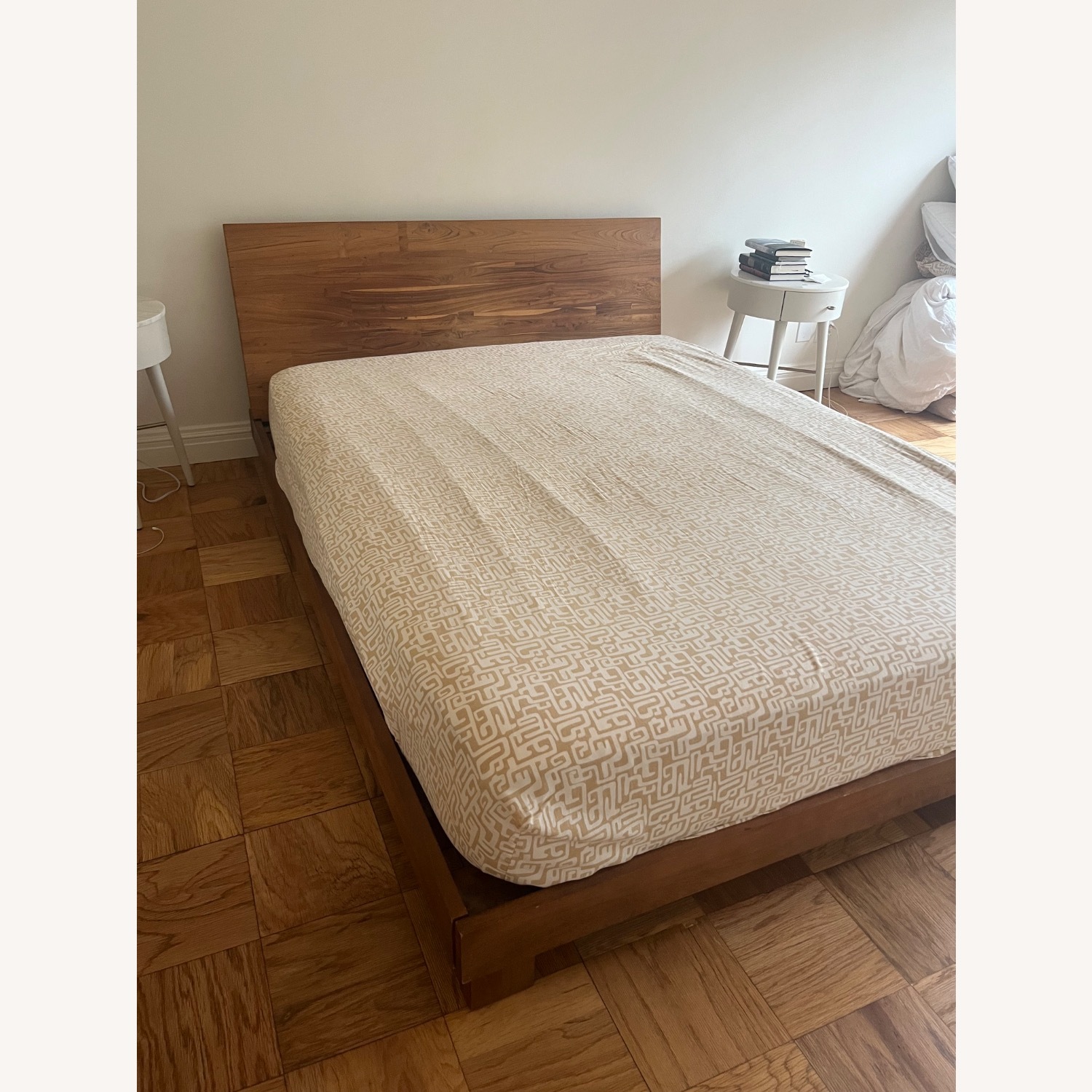 CB2 Dondra Teak Wood Queen Bed - image-5