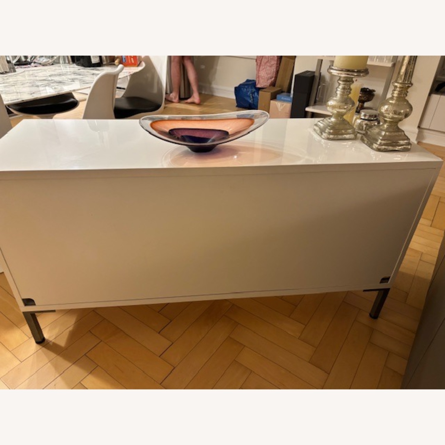 CB2 White Gloss Sideboard - image-6