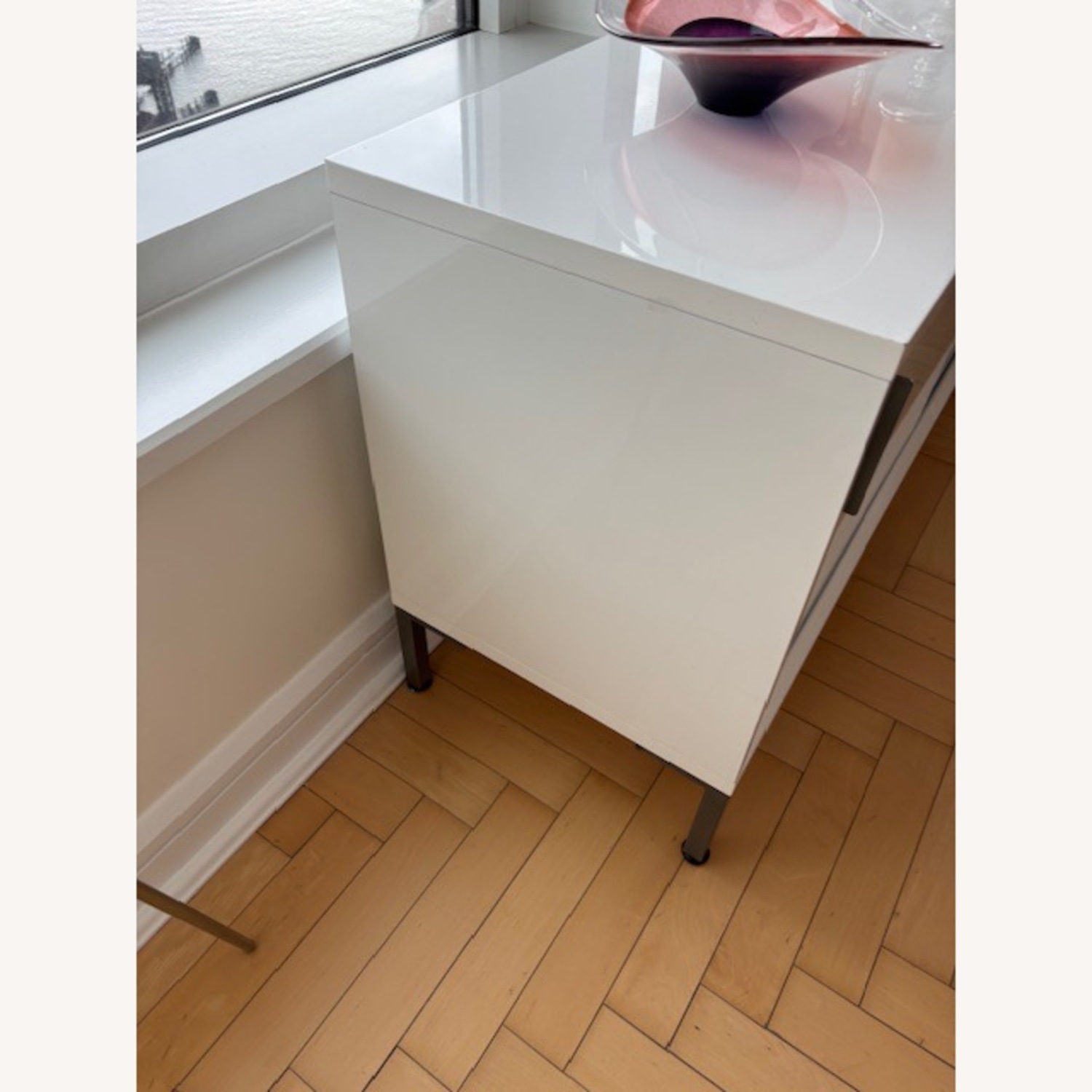 CB2 White Gloss Sideboard - image-2