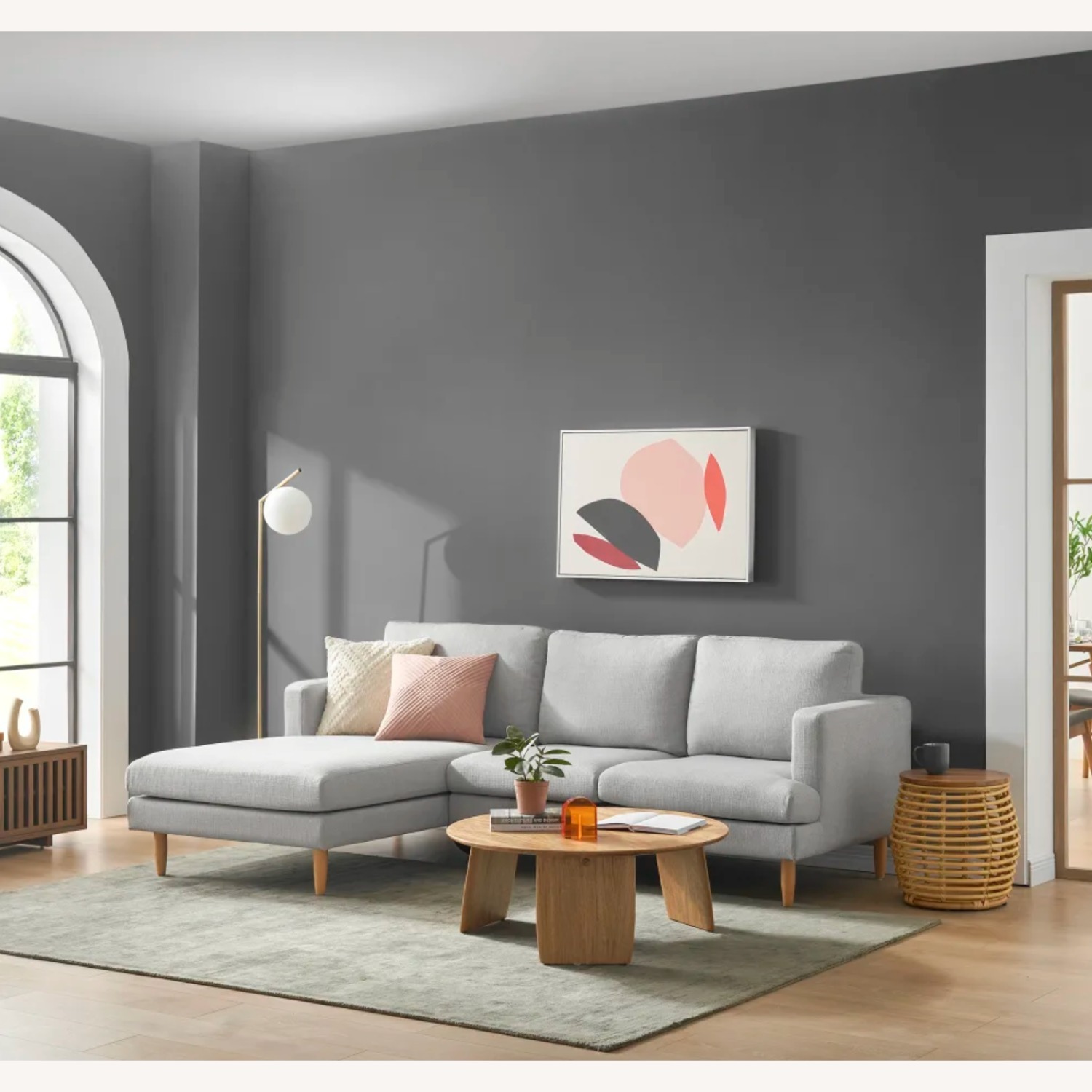 Castlry Tana Chaise Sectional Sofa - image-5