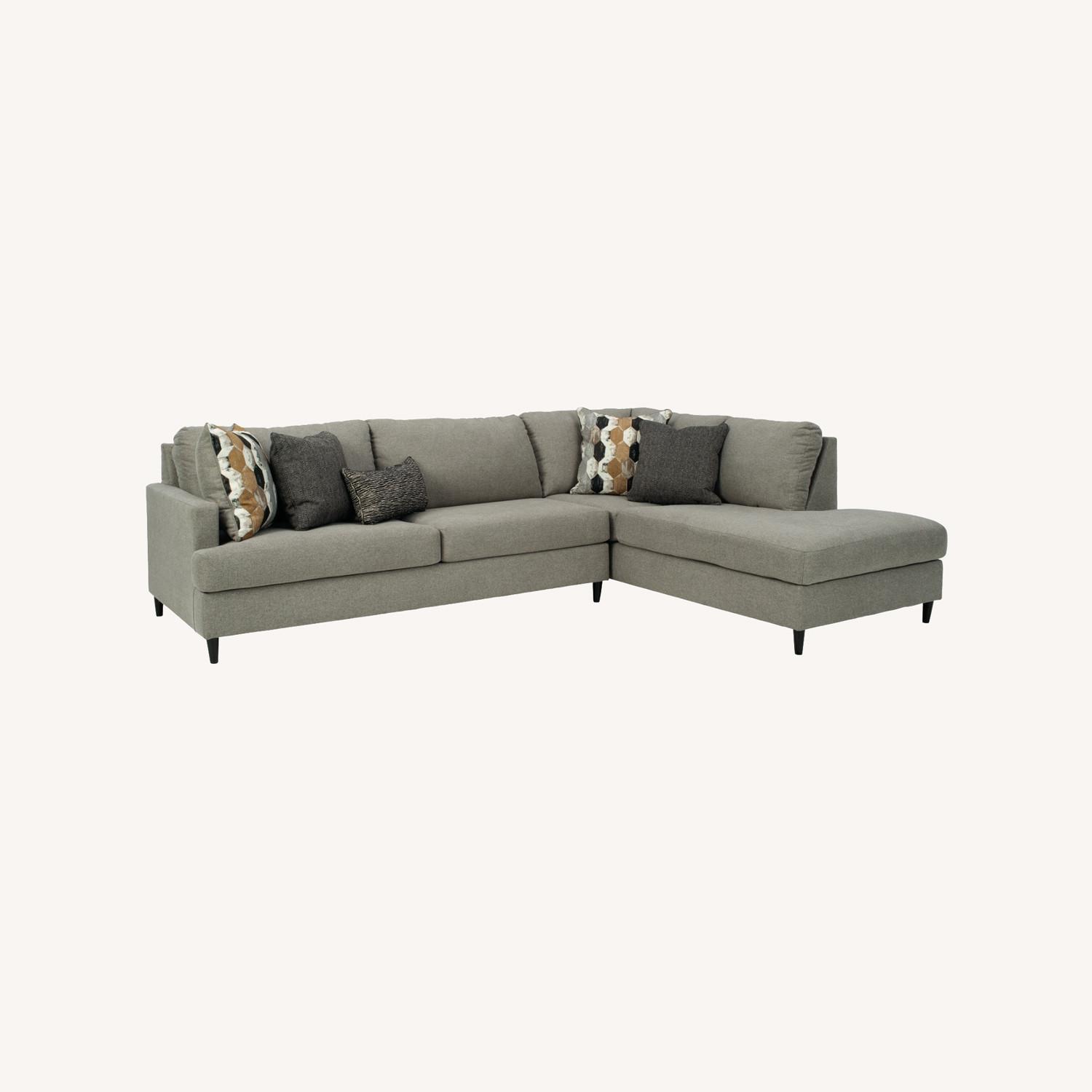 Ashley Furniture Santasia 2-Piece Sectional Sofa - Gray - image-0