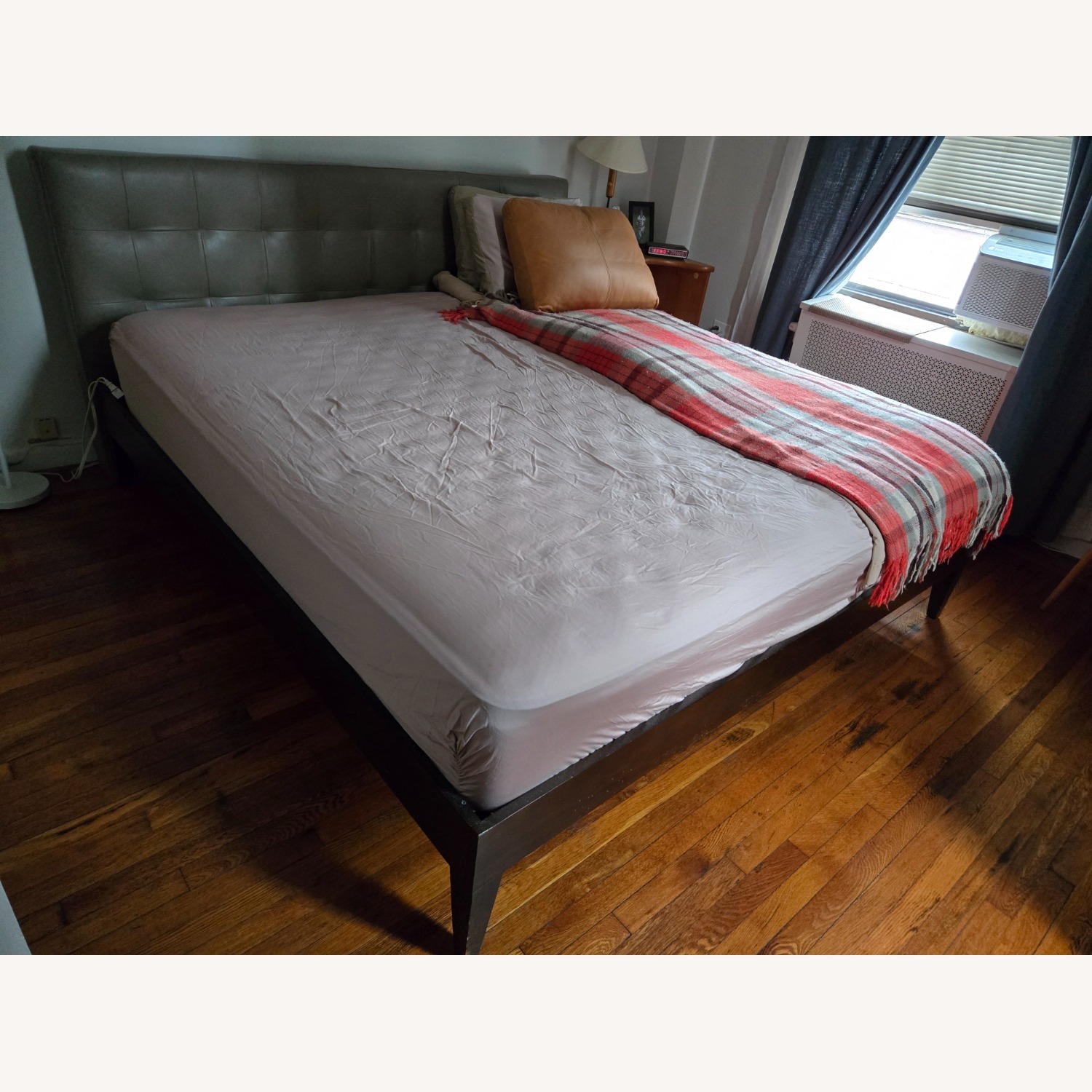 West Elm King Bed: Frame + Headboard - image-0