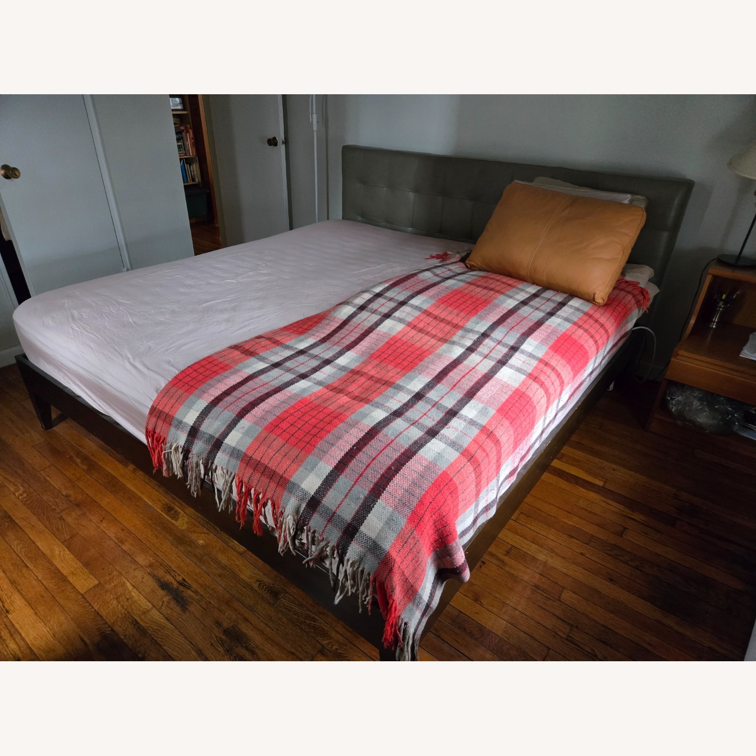 West Elm King Bed: Frame + Headboard - image-2