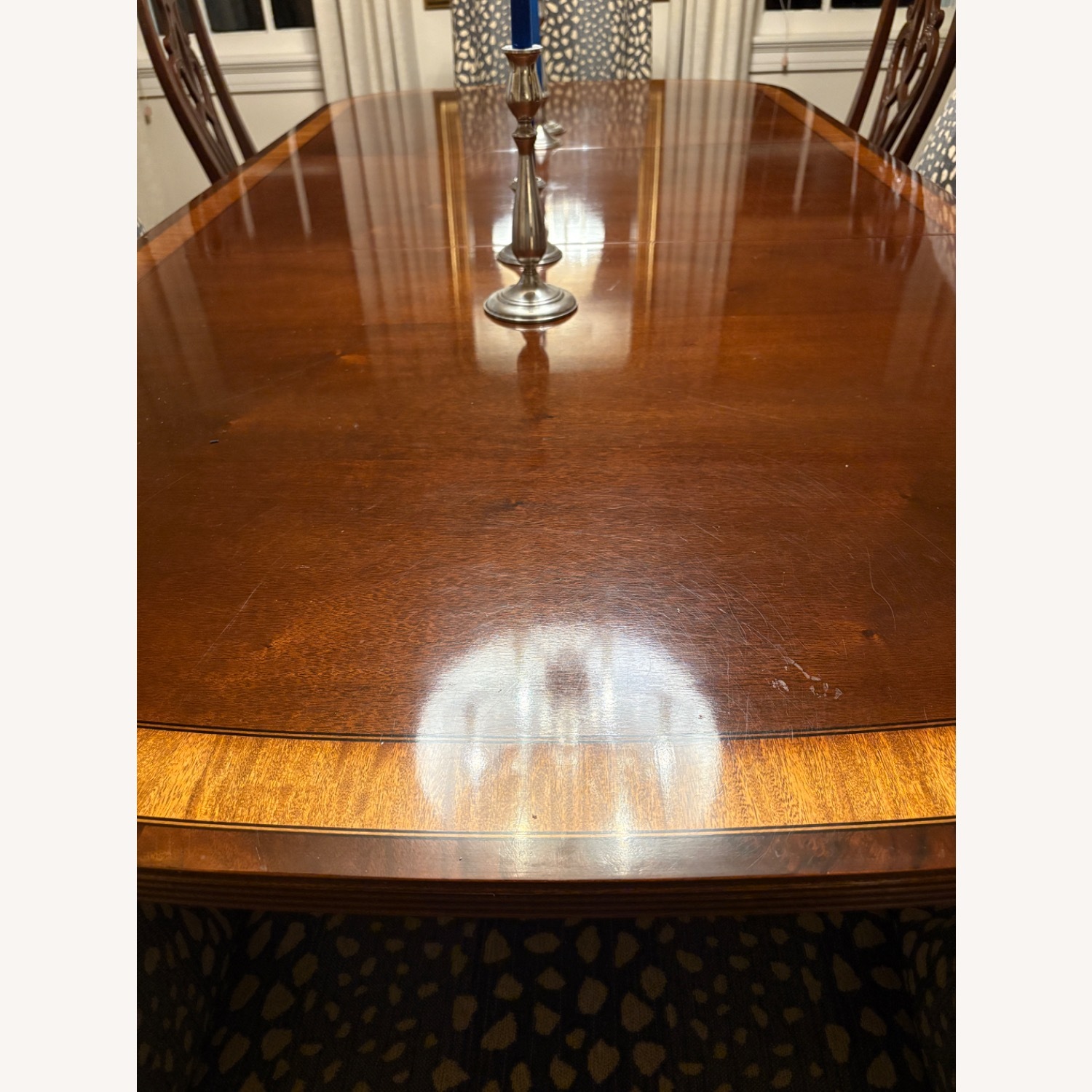 Ethan Allen Dining Room Table and Chair - image-4