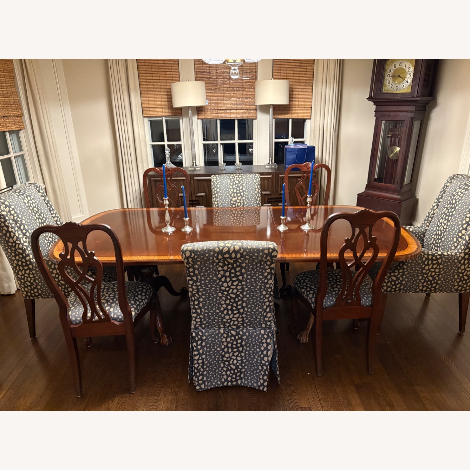 Ethan Allen Dining Room Table and Chair - image-2