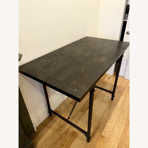 Used Coaster Fine Granite Top High Dining Table for sale on AptDeco