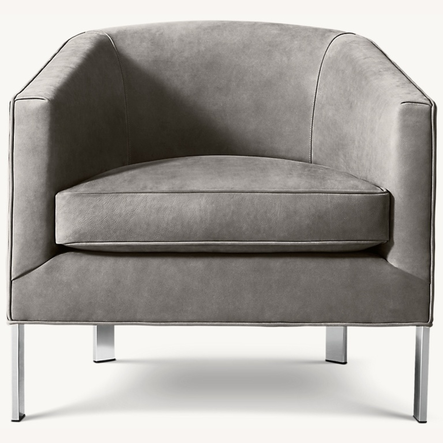 Restoration Hardware Reginald Leather Armchair - image-0
