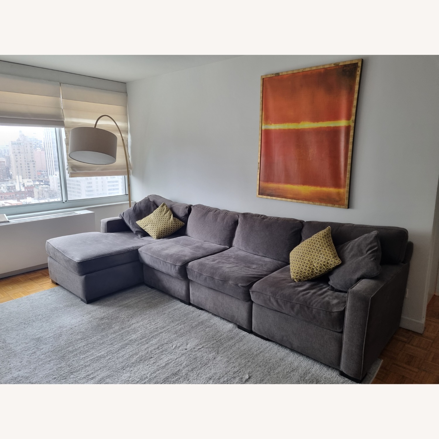 L Shape 4 Seater Sofa - image-1