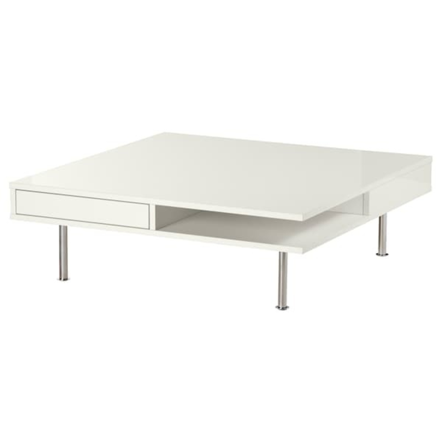 IKEA Tofteryd Glossy White Coffee Table - image-4