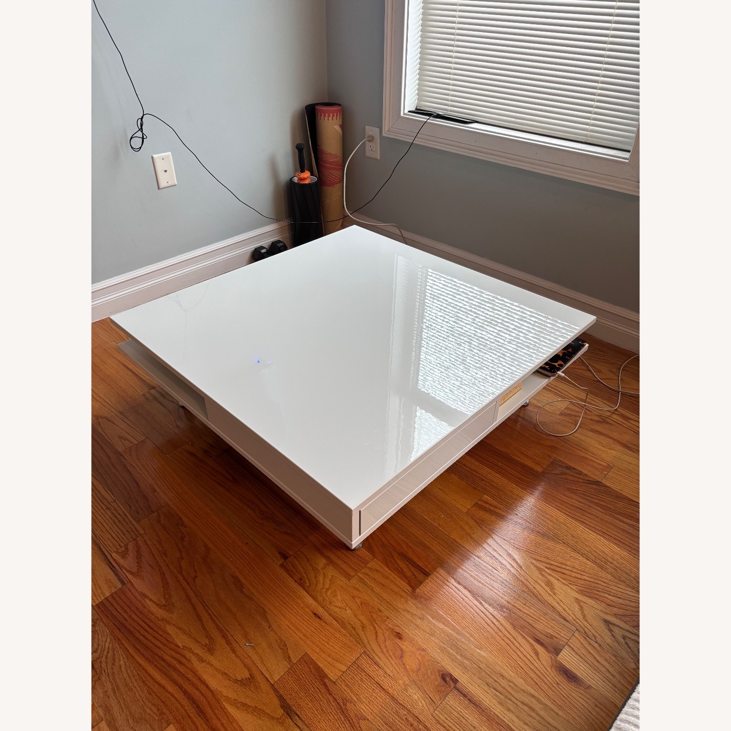 IKEA Tofteryd Glossy White Coffee Table - image-1