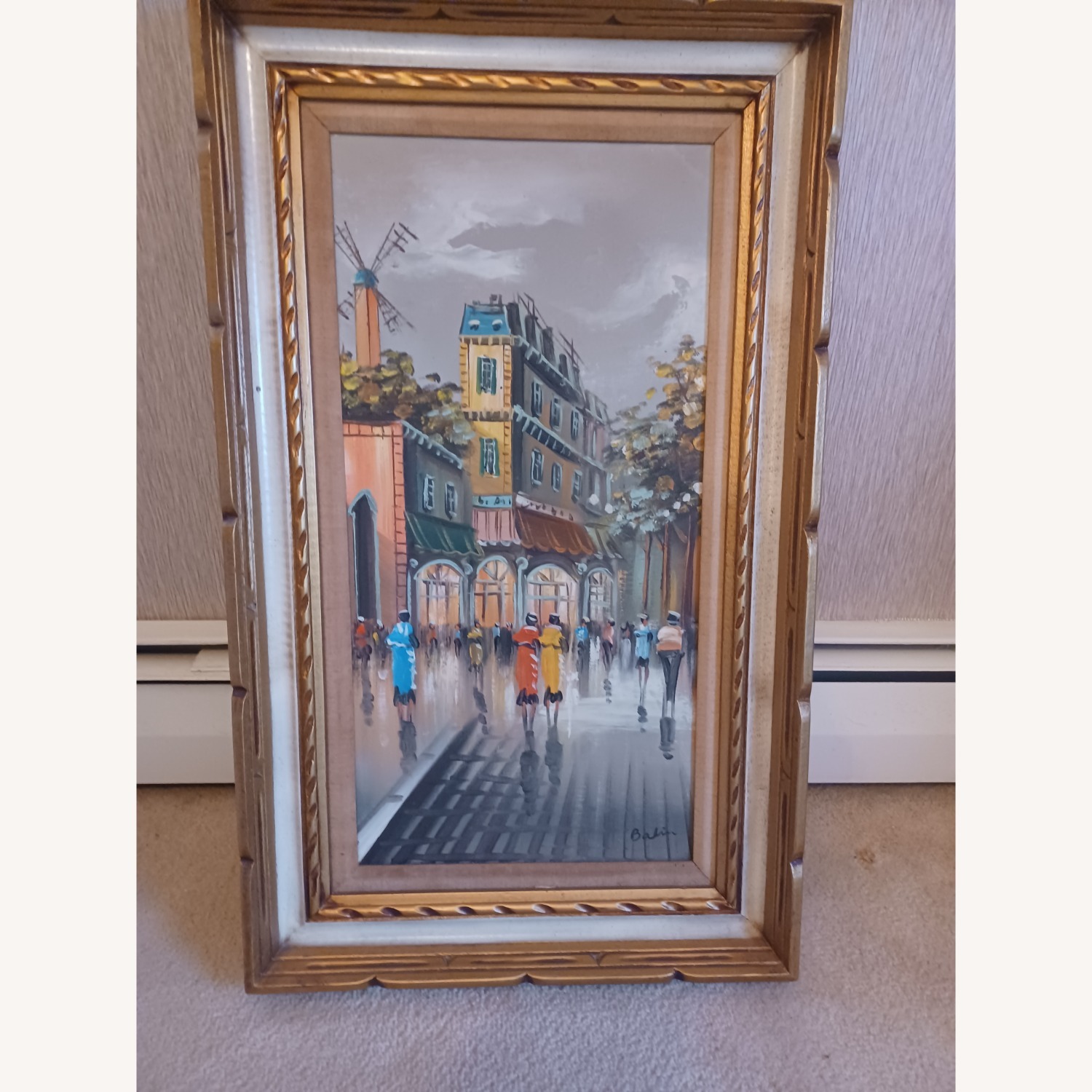 Vintage Balin Oil Painting - image-1