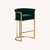 Green Scandinavian Bar Stool 