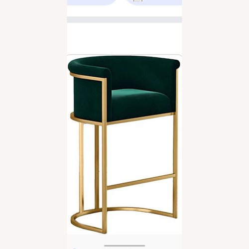 Used Green Scandinavian Bar Stool  for sale on AptDeco