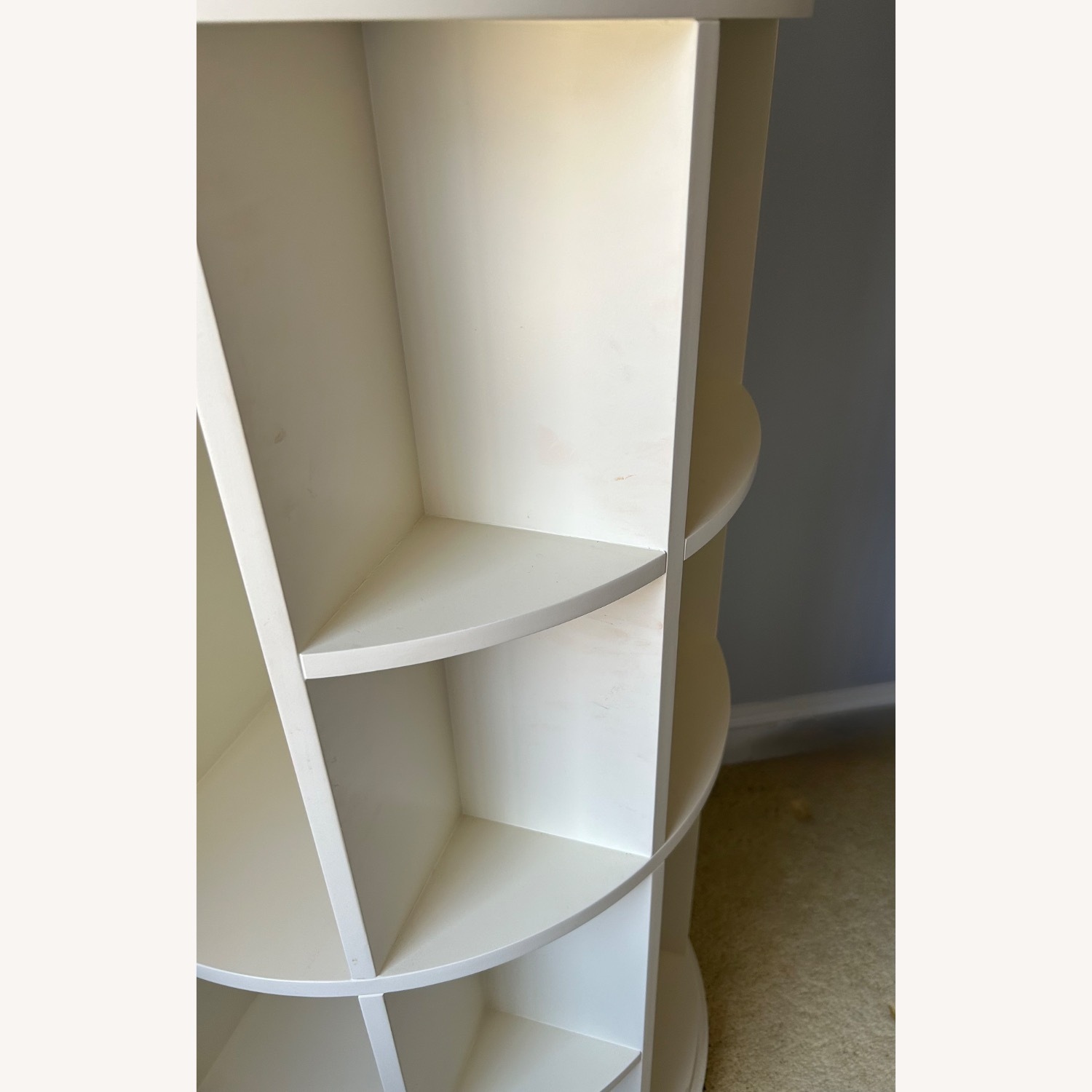 PB Teen Revolving Bookcase - White - image-3