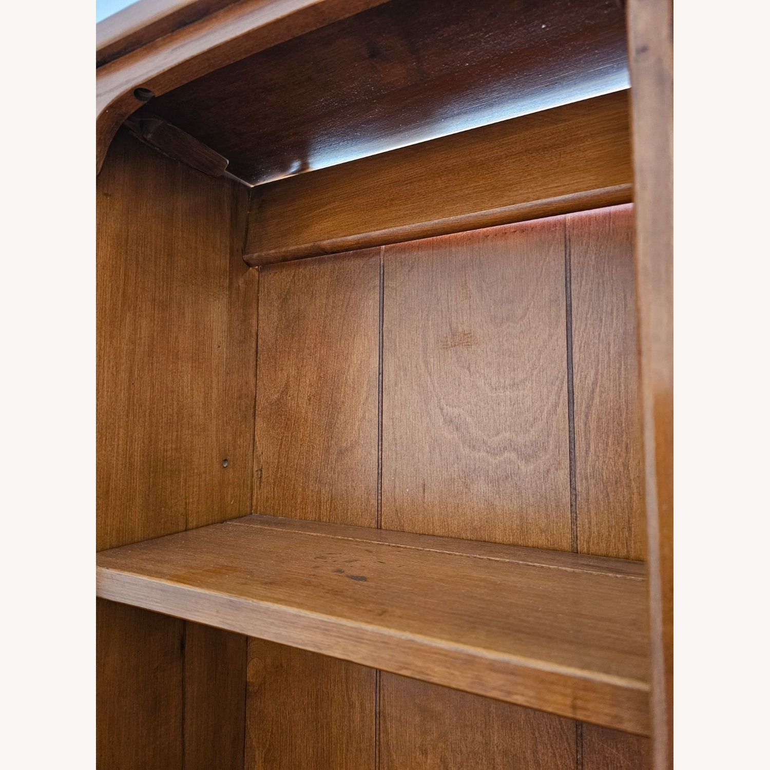 Vintage 1960s 3-dr Dresser w Removable Bookcase - image-8