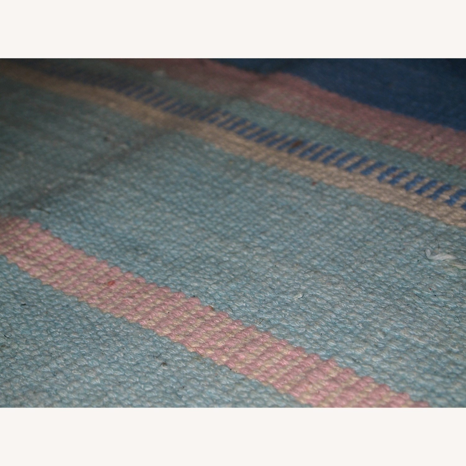 Handmade Vintage Indian Dhurri Kilim - image-9