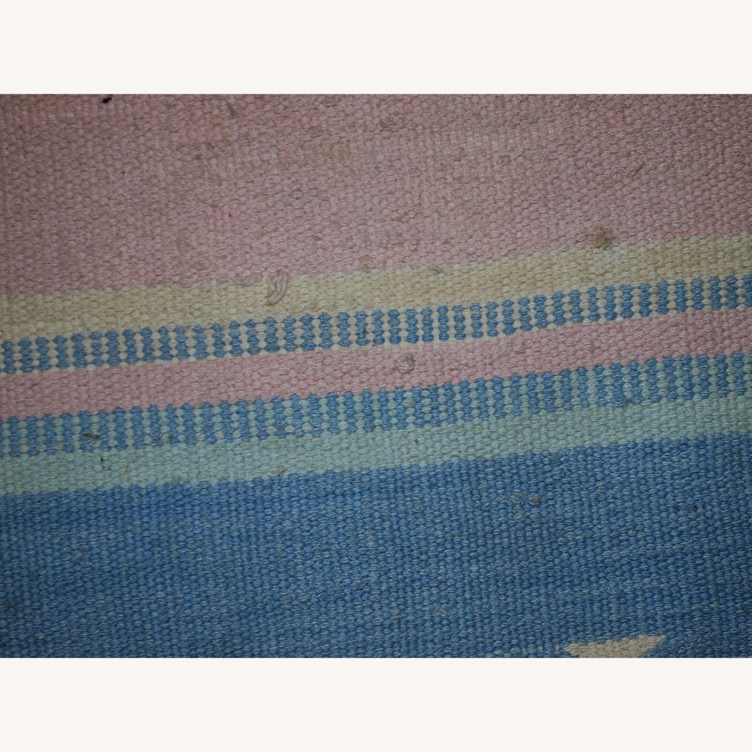 Handmade Vintage Indian Dhurri Kilim - image-5