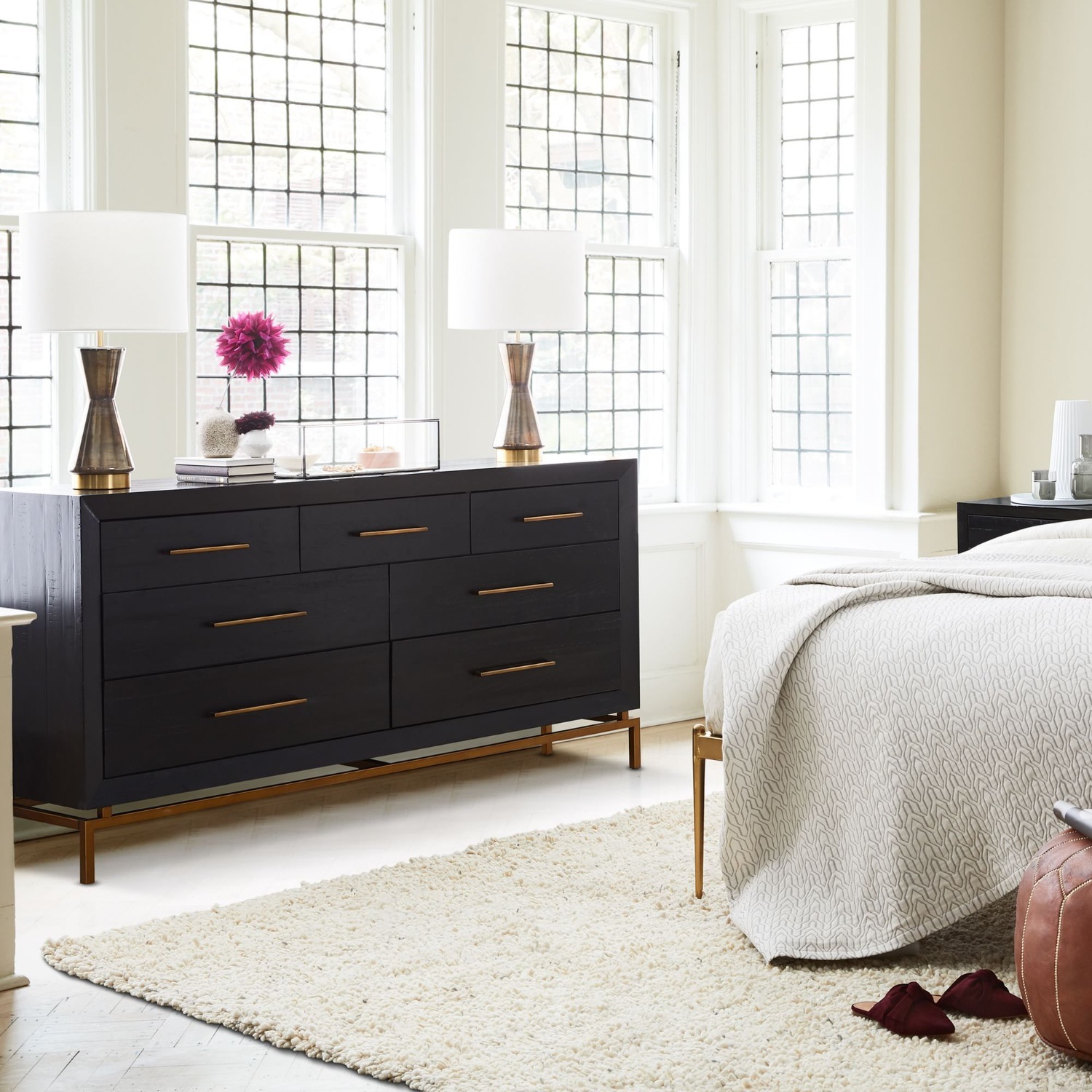 West Elm Alexa Burnished 7-Drawer Dresser (70") - image-2