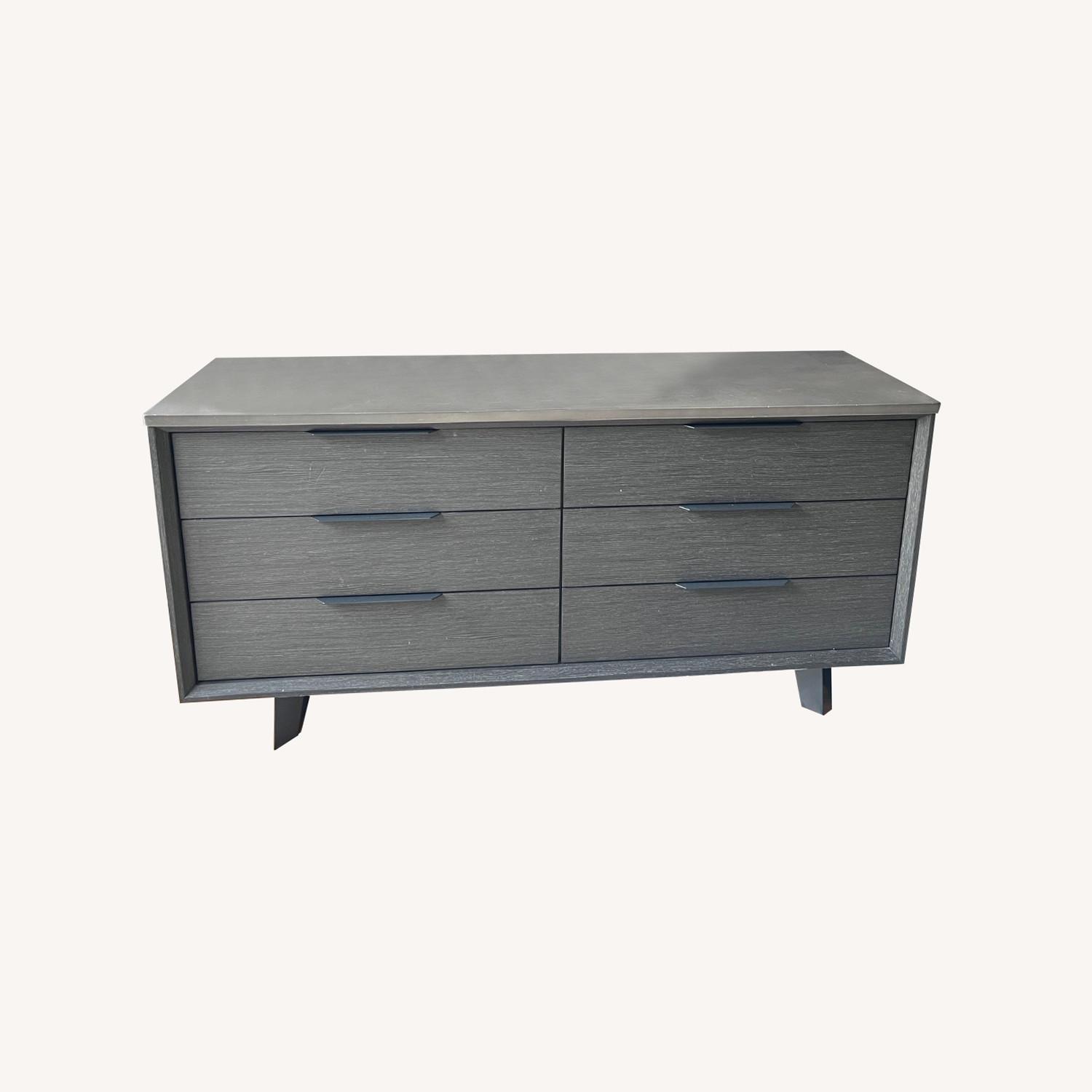 Modloft Modern Dresser With Concrete Top - image-0
