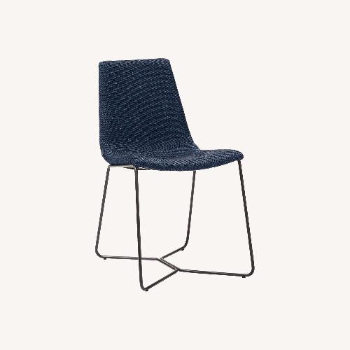 Used West Elm Slope Dining Chair (Set of 2) for sale on AptDeco