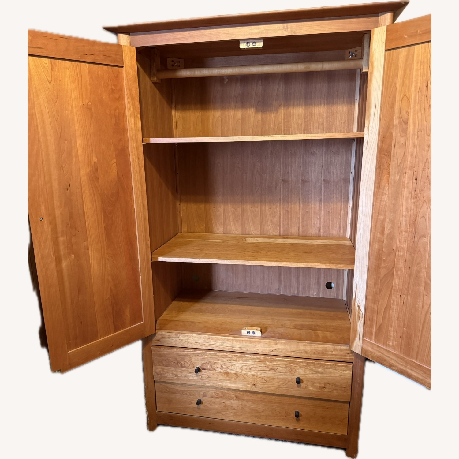  Room & Board Danbury Cherry Wood Armoire - image-7
