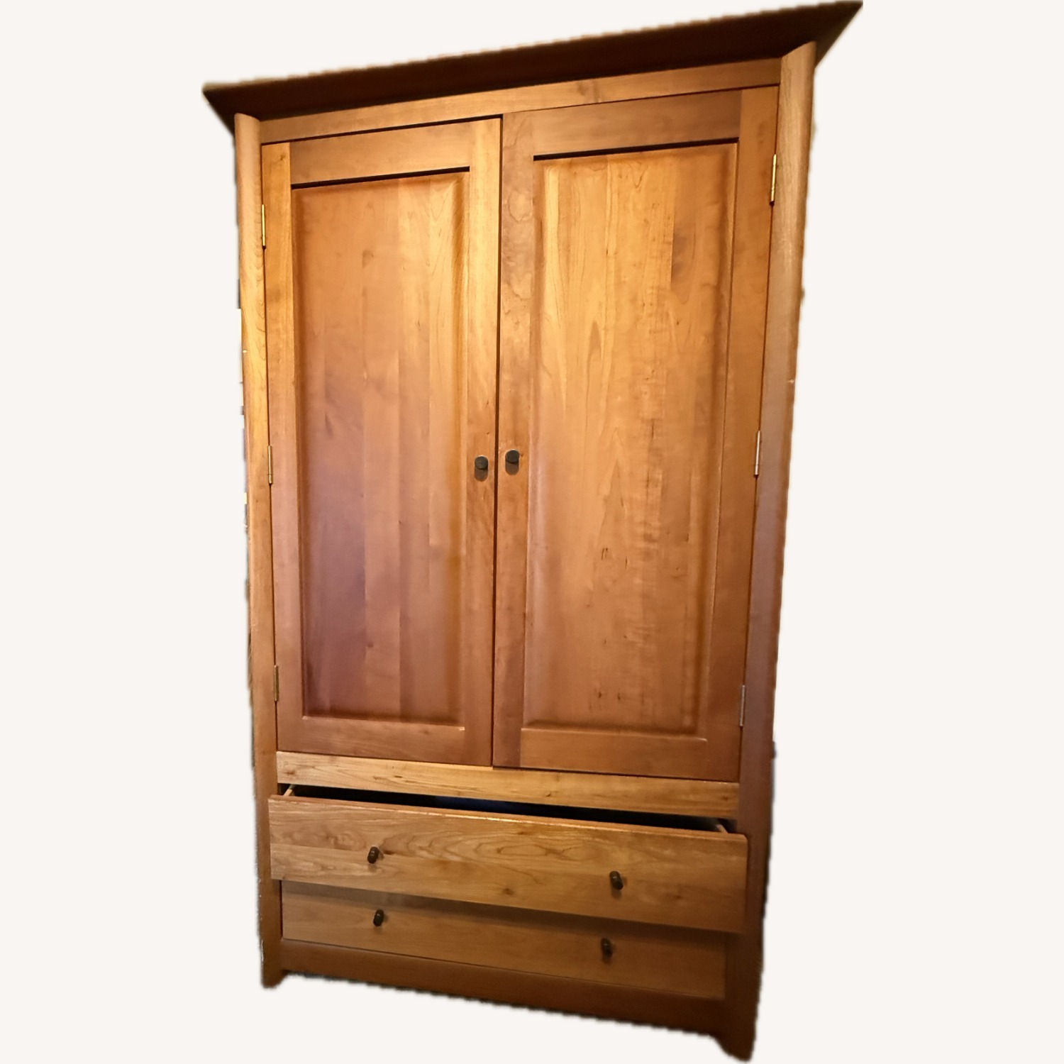  Room & Board Danbury Cherry Wood Armoire - image-1