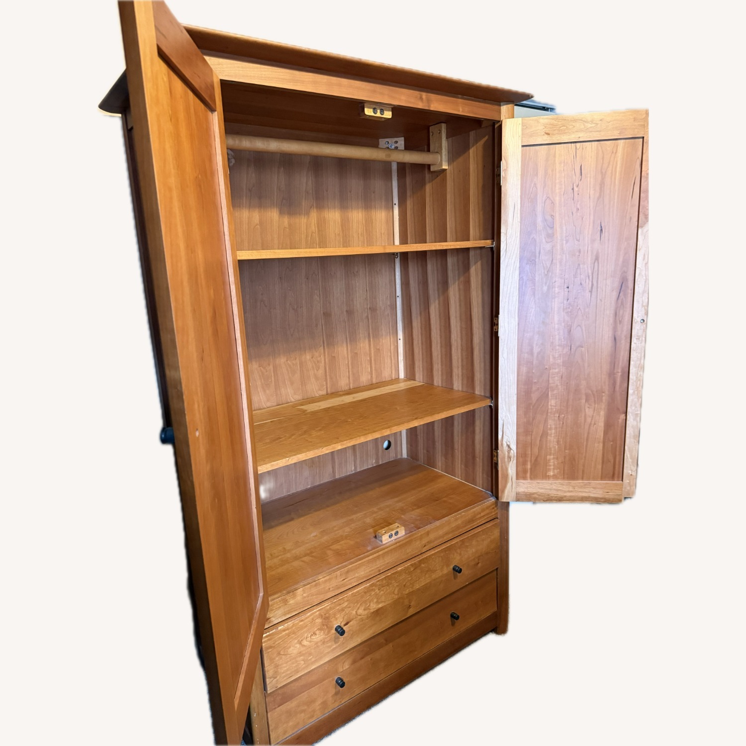  Room & Board Danbury Cherry Wood Armoire - image-6