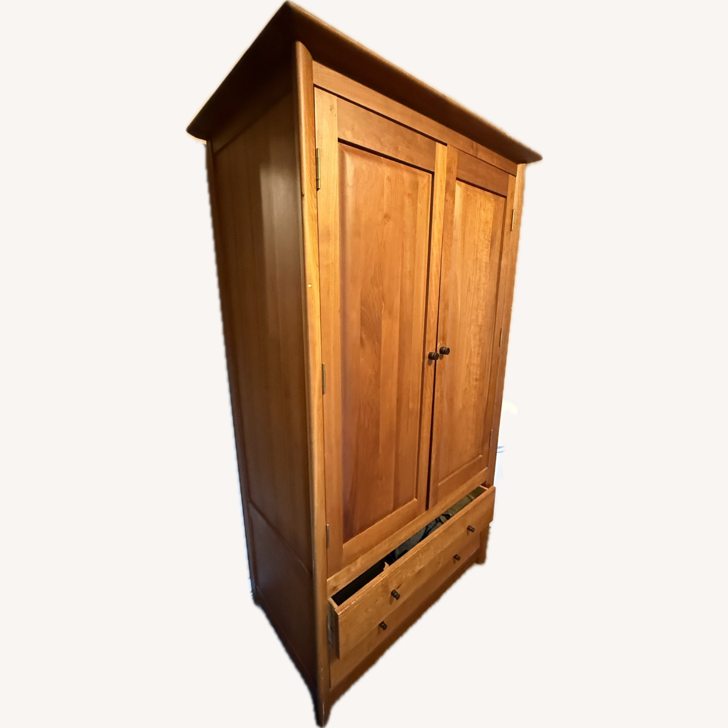 Room & Board Danbury Cherry Wood Armoire - image-5