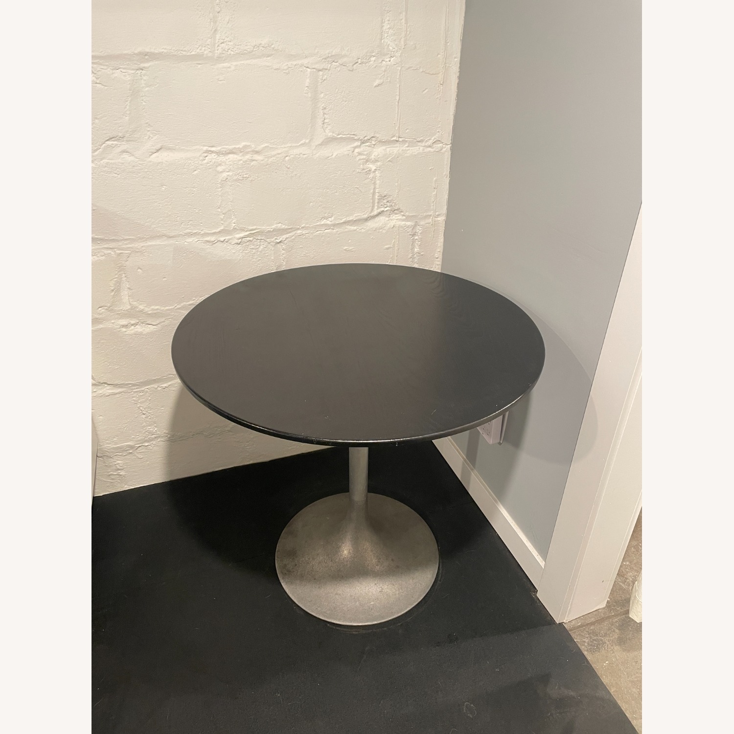 Eero Saarinen Tulip Table with Custom Walnut Top - image-3