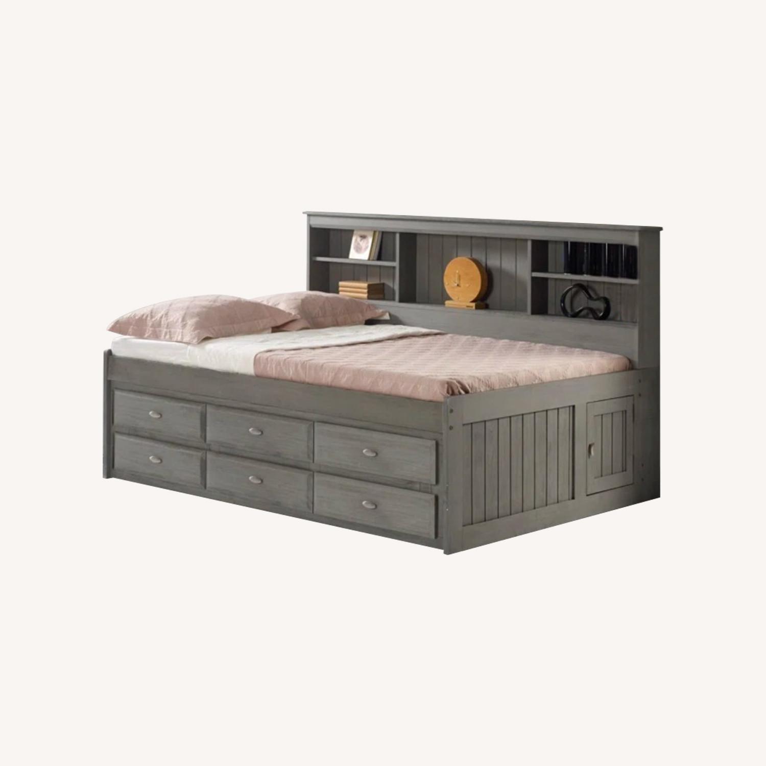 Charcoal Grey Daybed - image-0