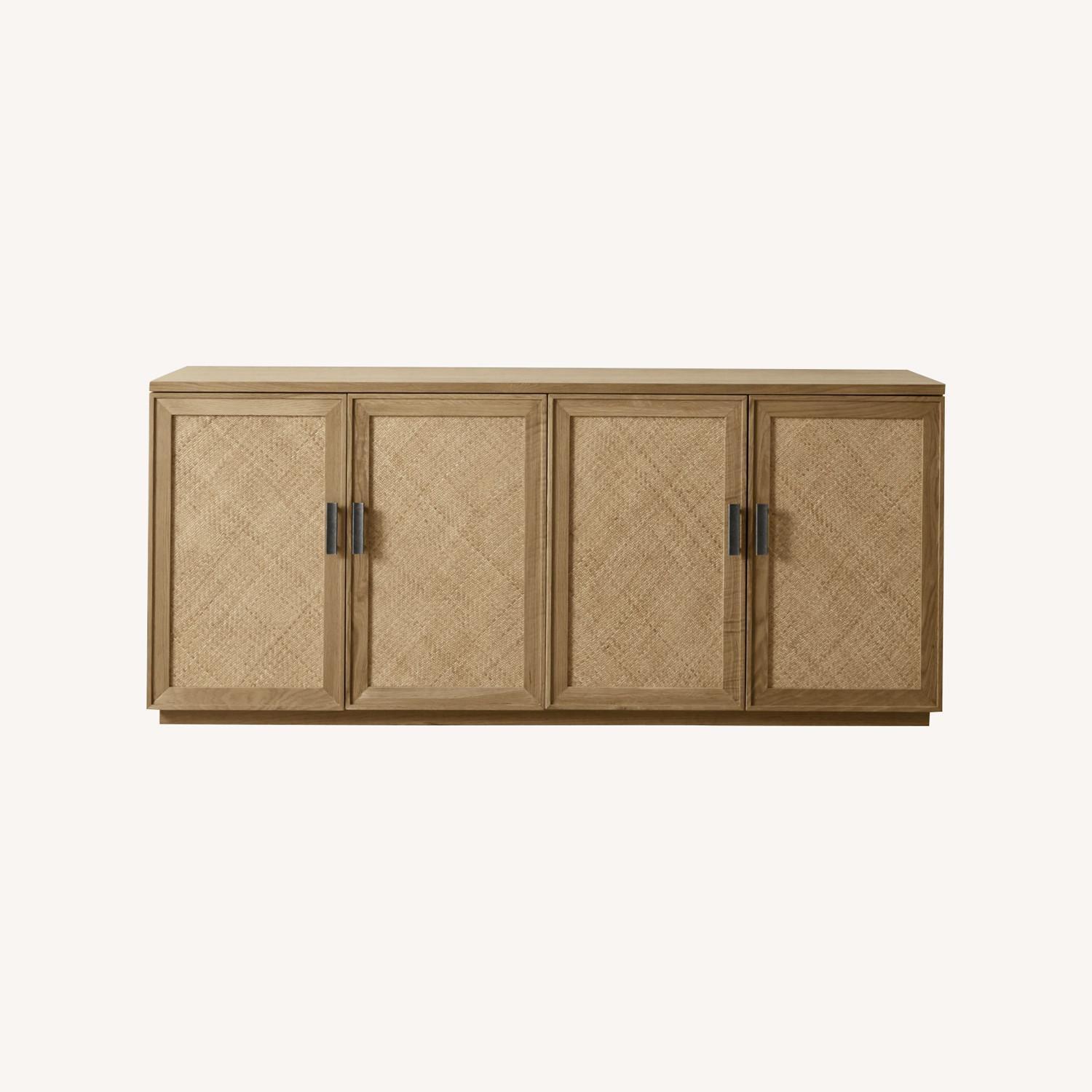 Williams Sonoma Copenhagen Woven Sideboard (78") - image-0
