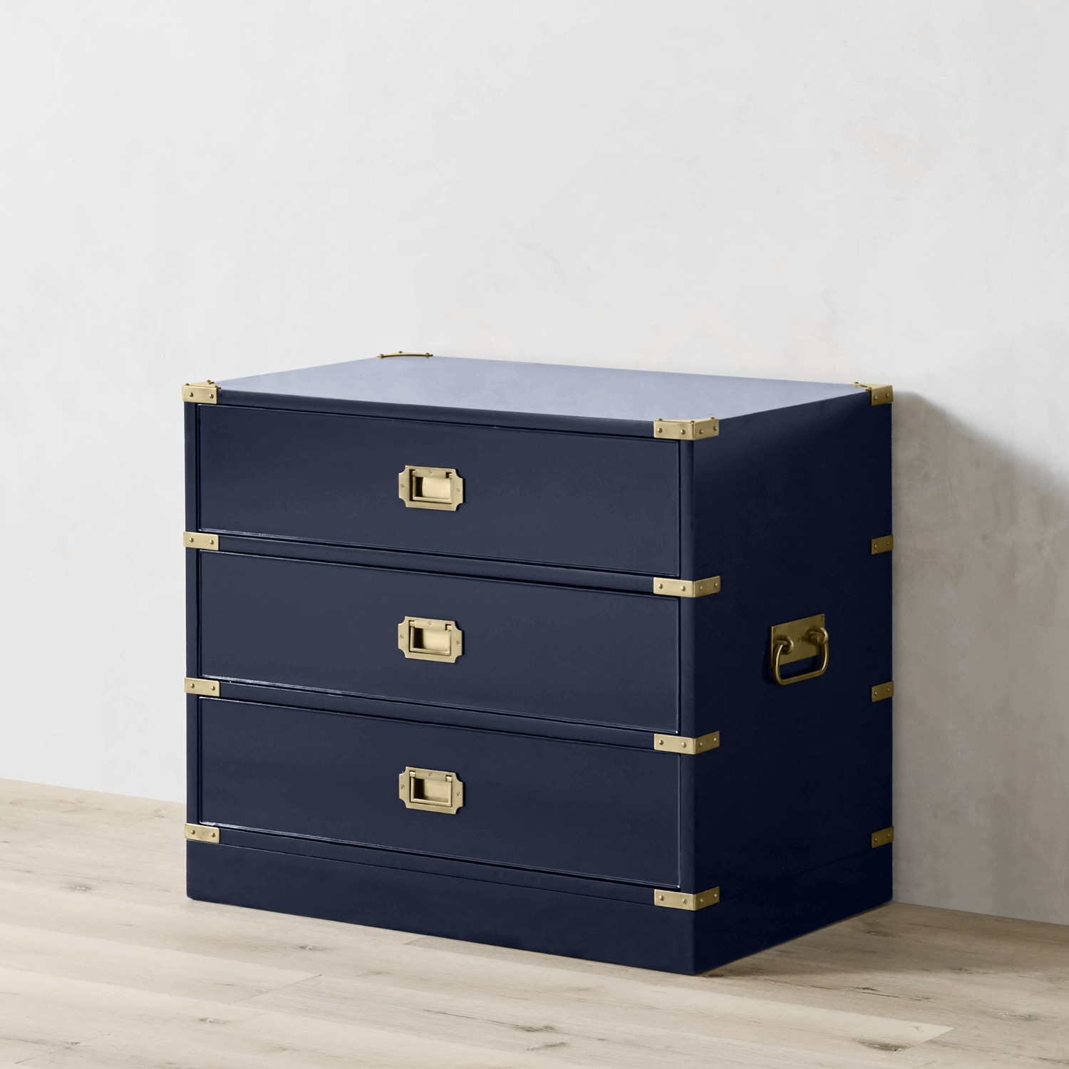 Williams Sonoma Campaign 3-Drawer Nightstand (30") - image-2