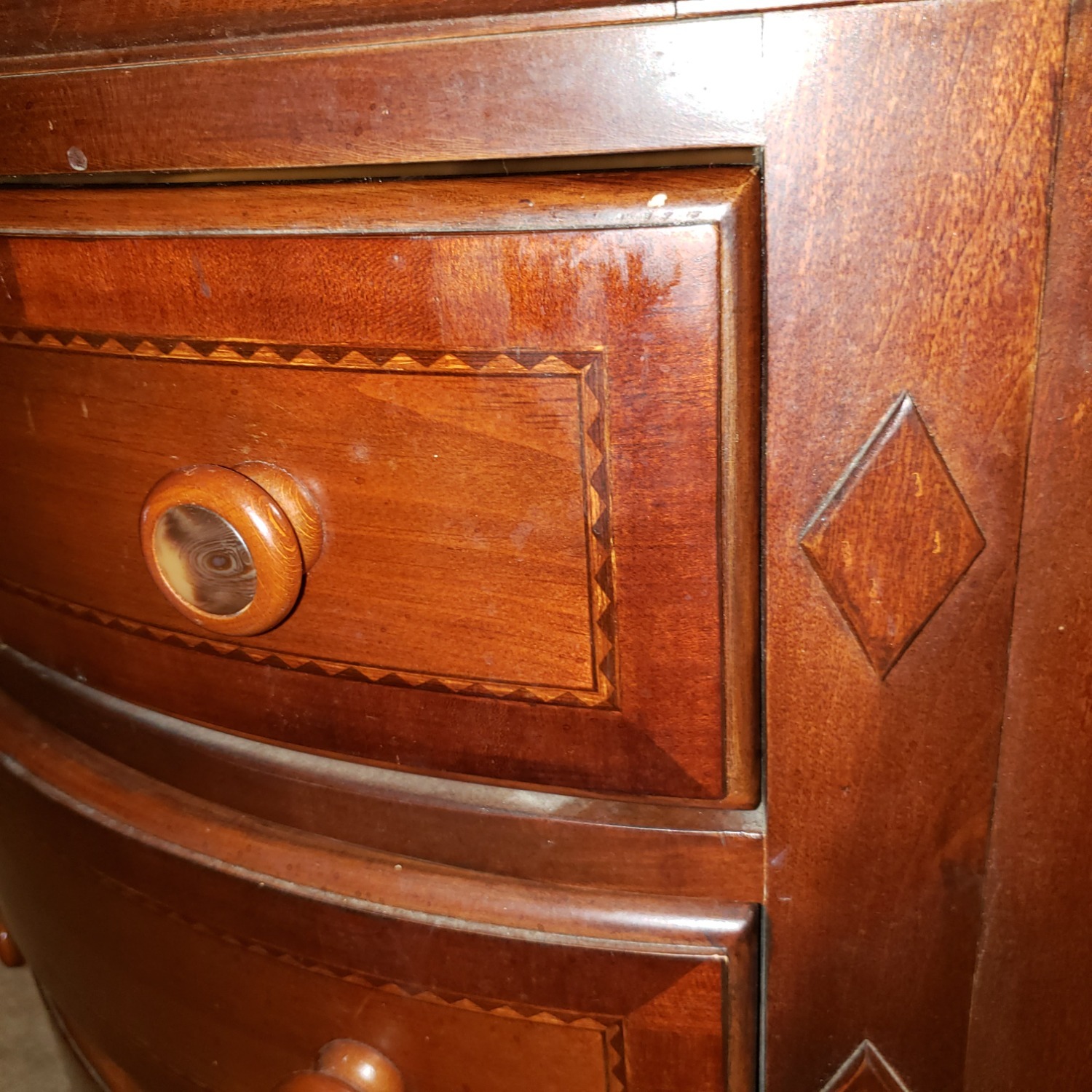 Alexander Julian Oval Marble-top Chest - image-3