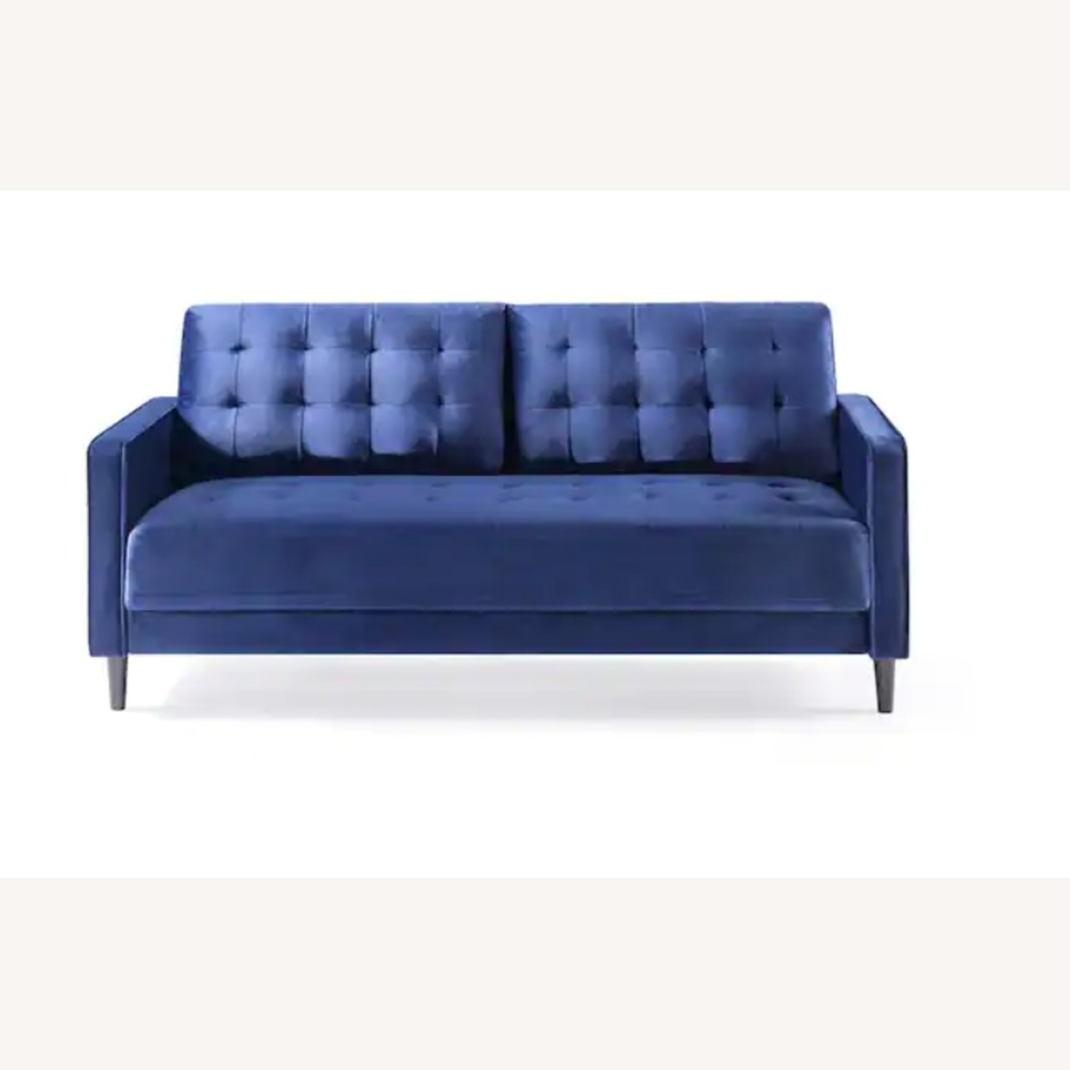 Home Depot Royal Blue Futon Sofa - image-5