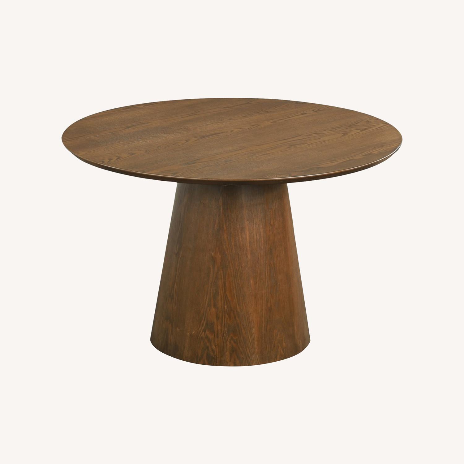 Camden Walnut Round Dining Table - Small - image-0