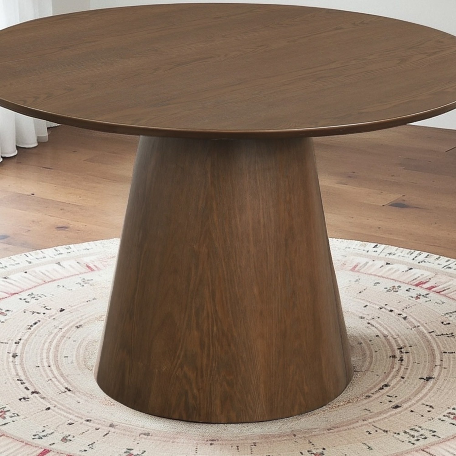 Camden Walnut Round Dining Table - Small - image-1
