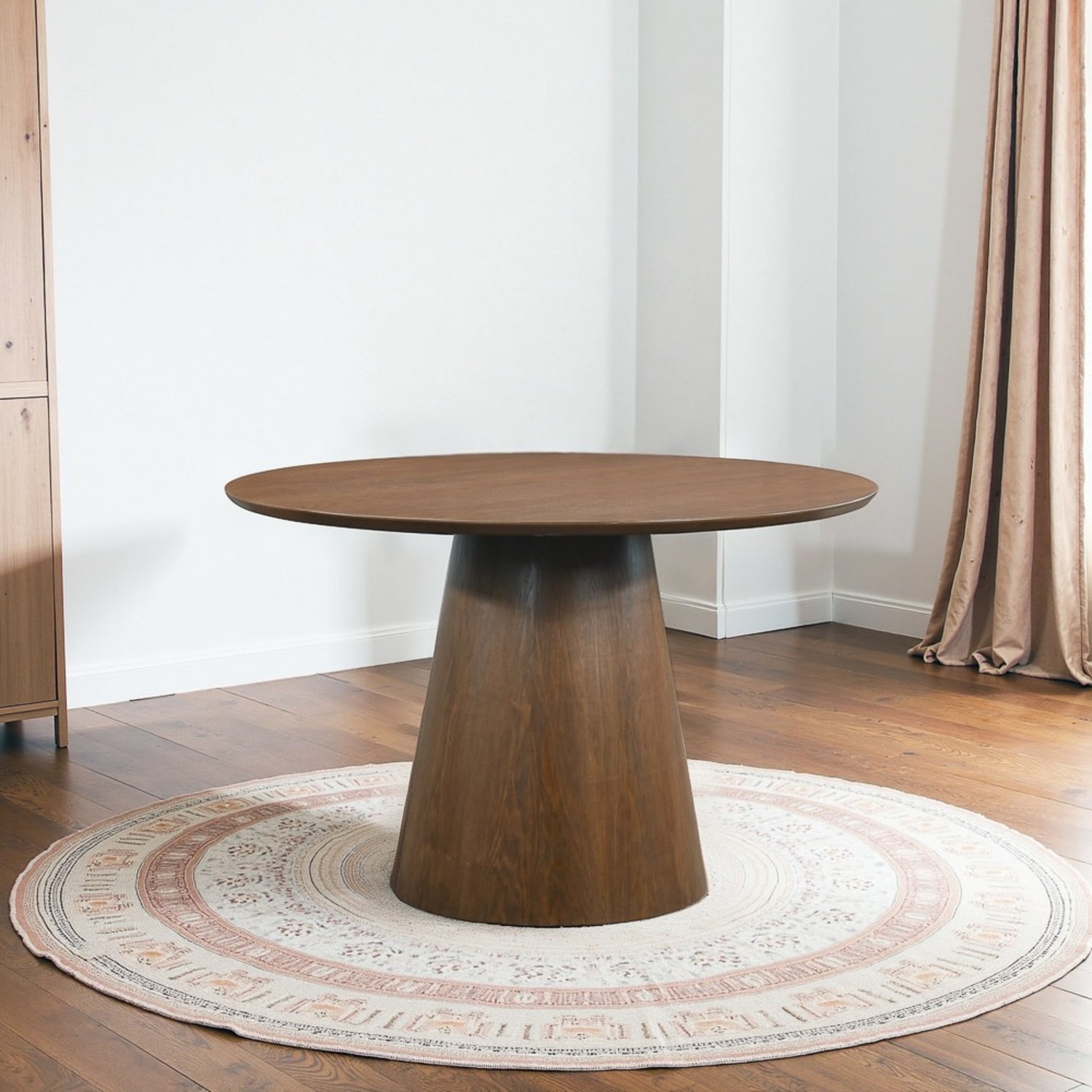 Camden Walnut Round Dining Table - Small - image-3