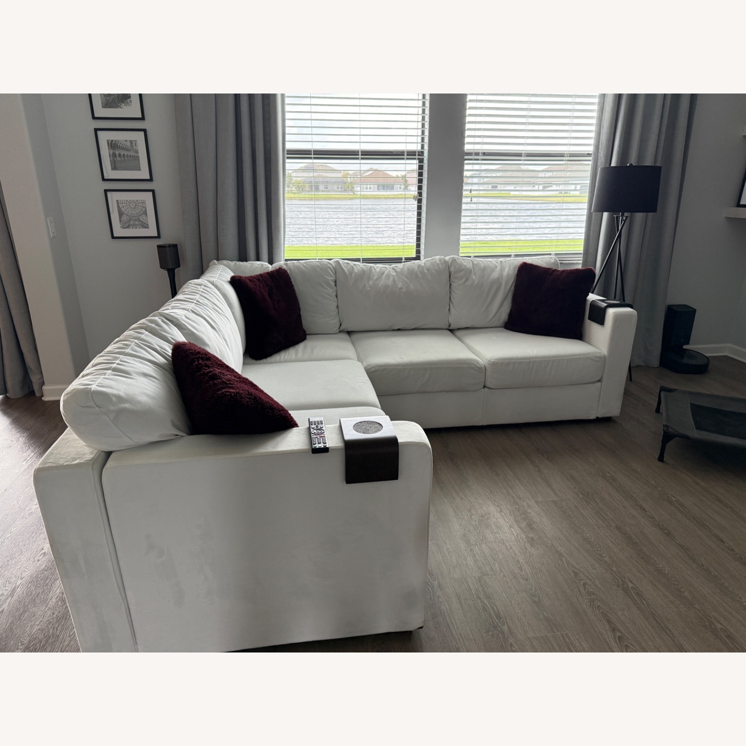 LoveSac White Sectional - image-3