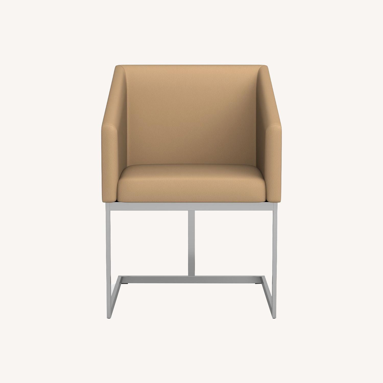 Williams Sonoma Bradley Square Back Arm Chair - image-0