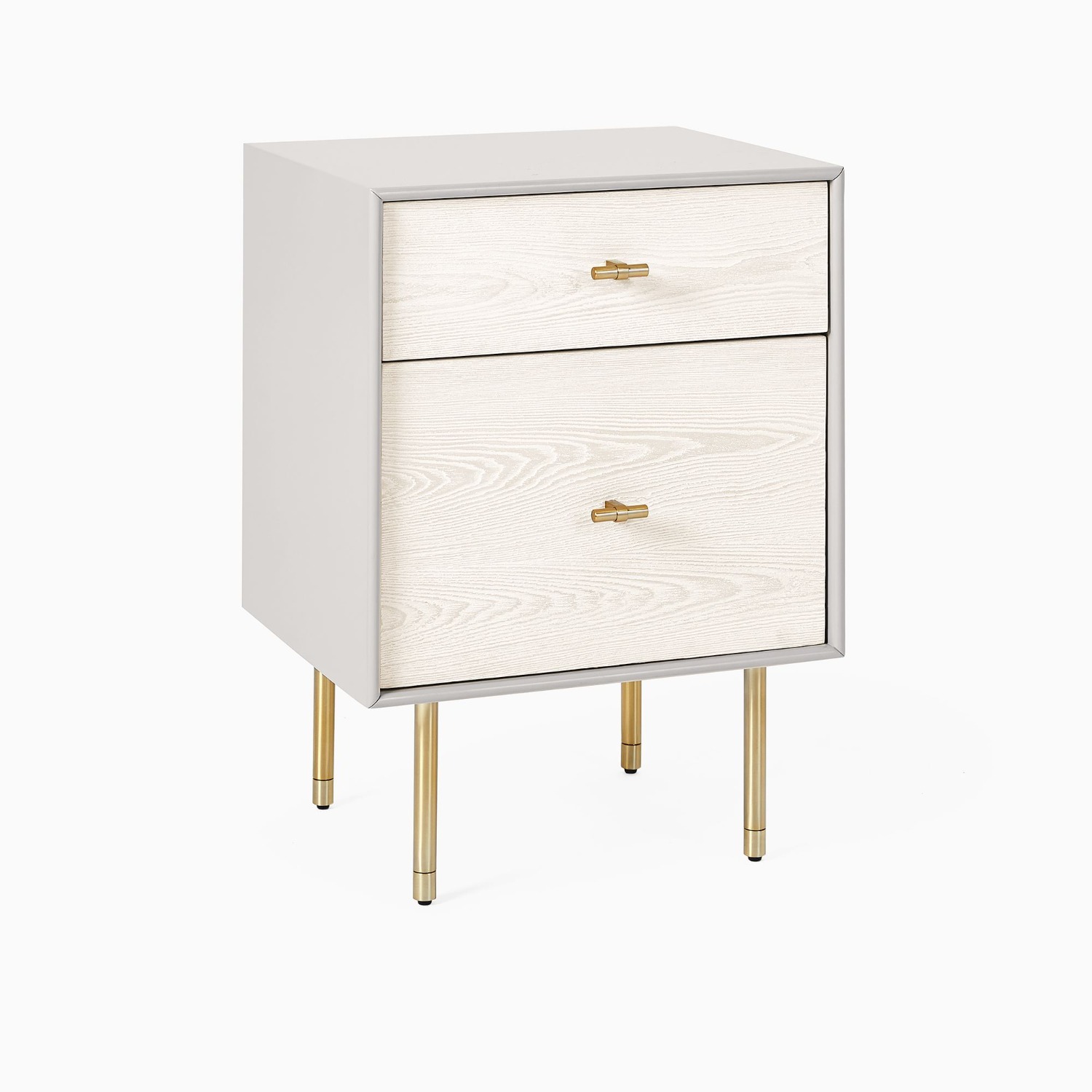 West Elm Modernist Wood & Lacquer Nightstand (19") - image-4