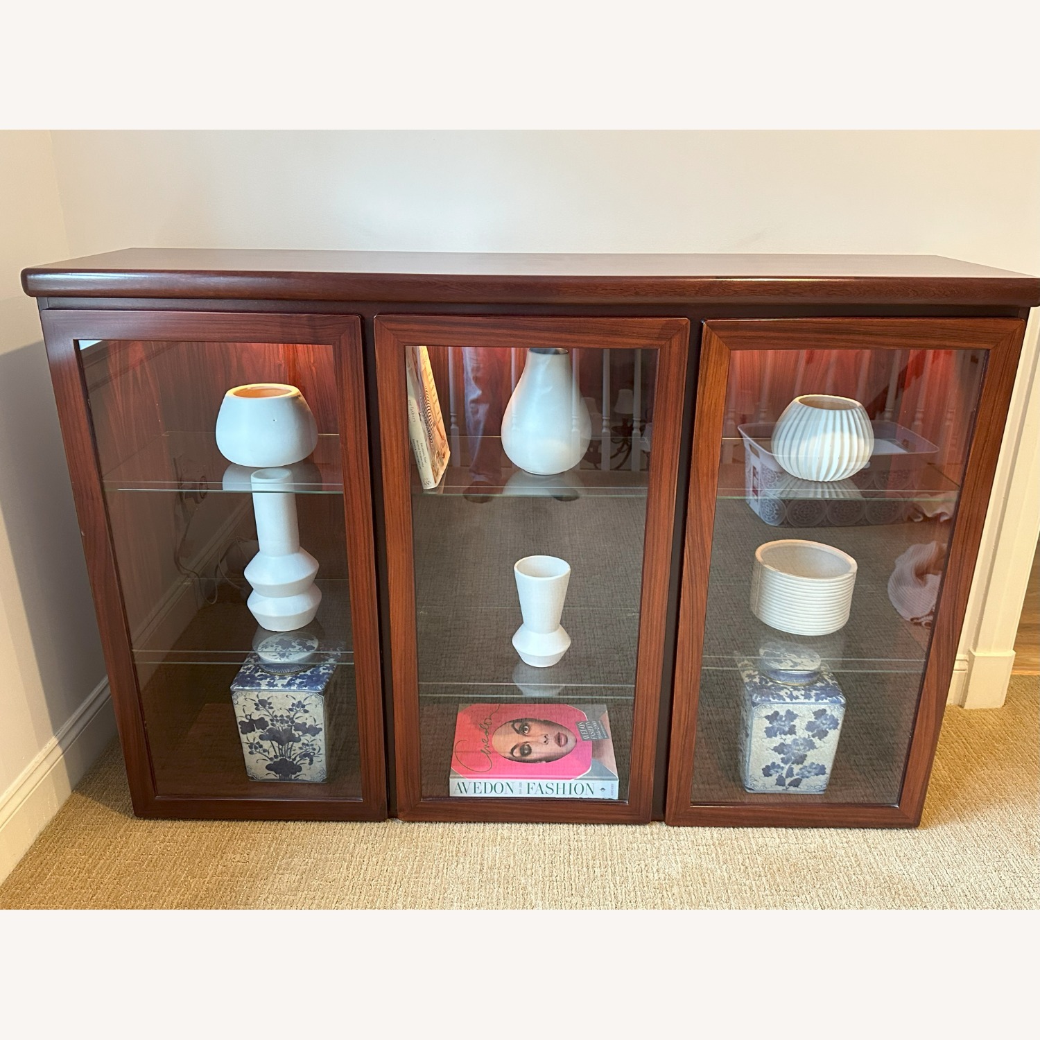 Danish Rosewood Display Cabinet - image-0