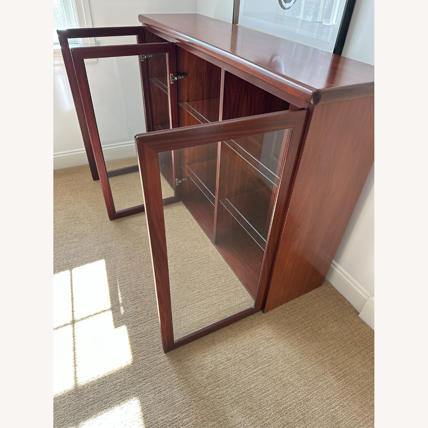 Danish Rosewood Display Cabinet - image-5