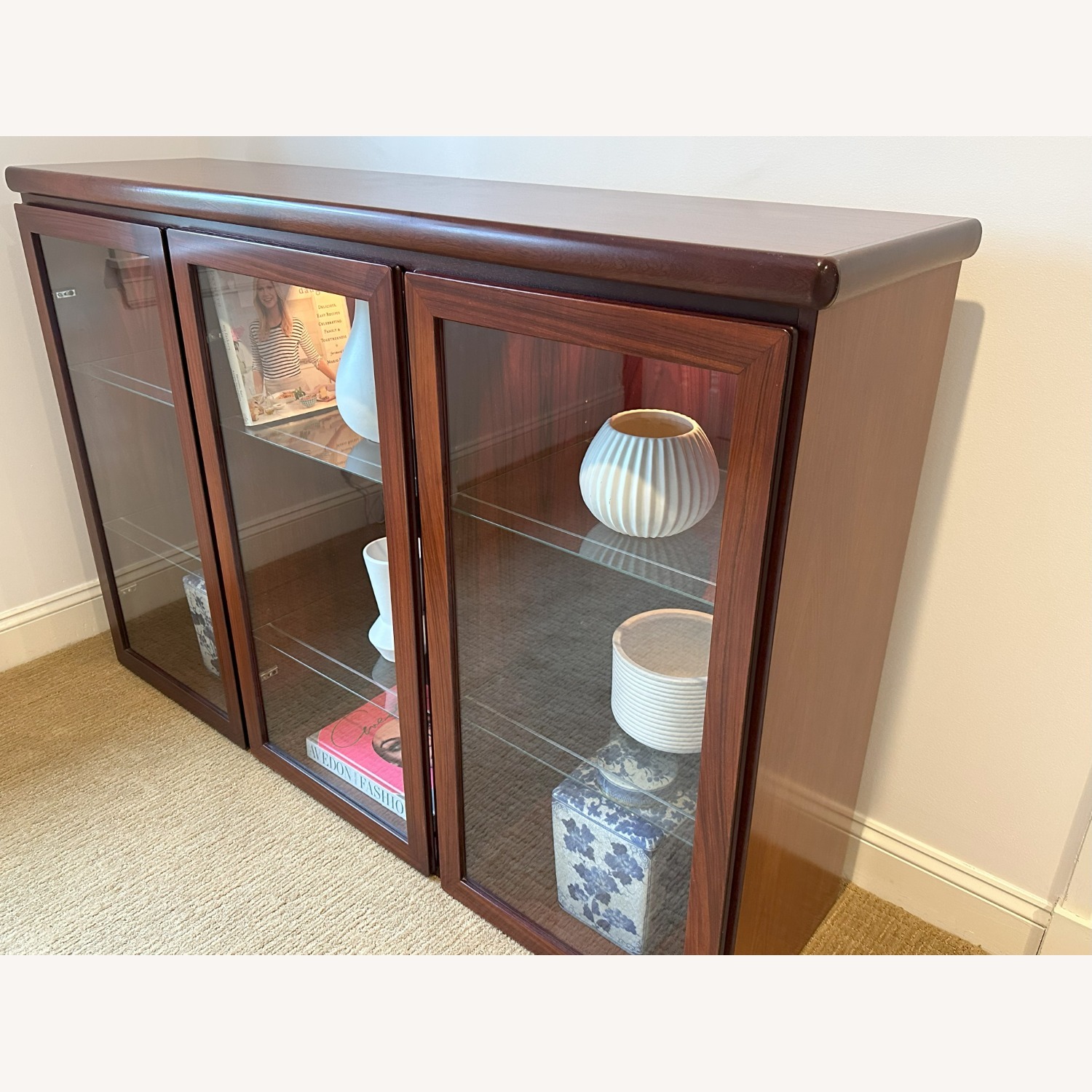 Danish Rosewood Display Cabinet - image-8