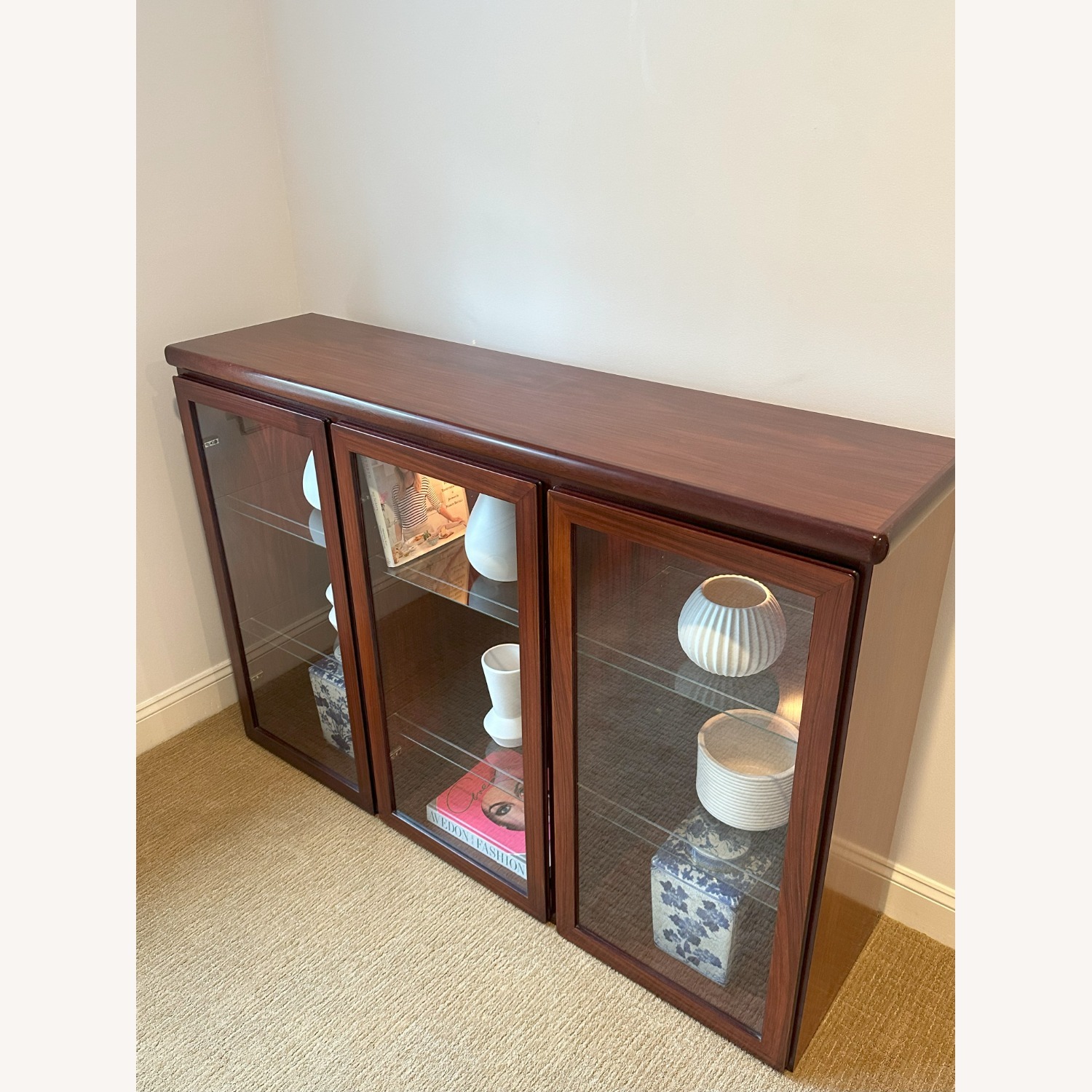 Danish Rosewood Display Cabinet - image-9
