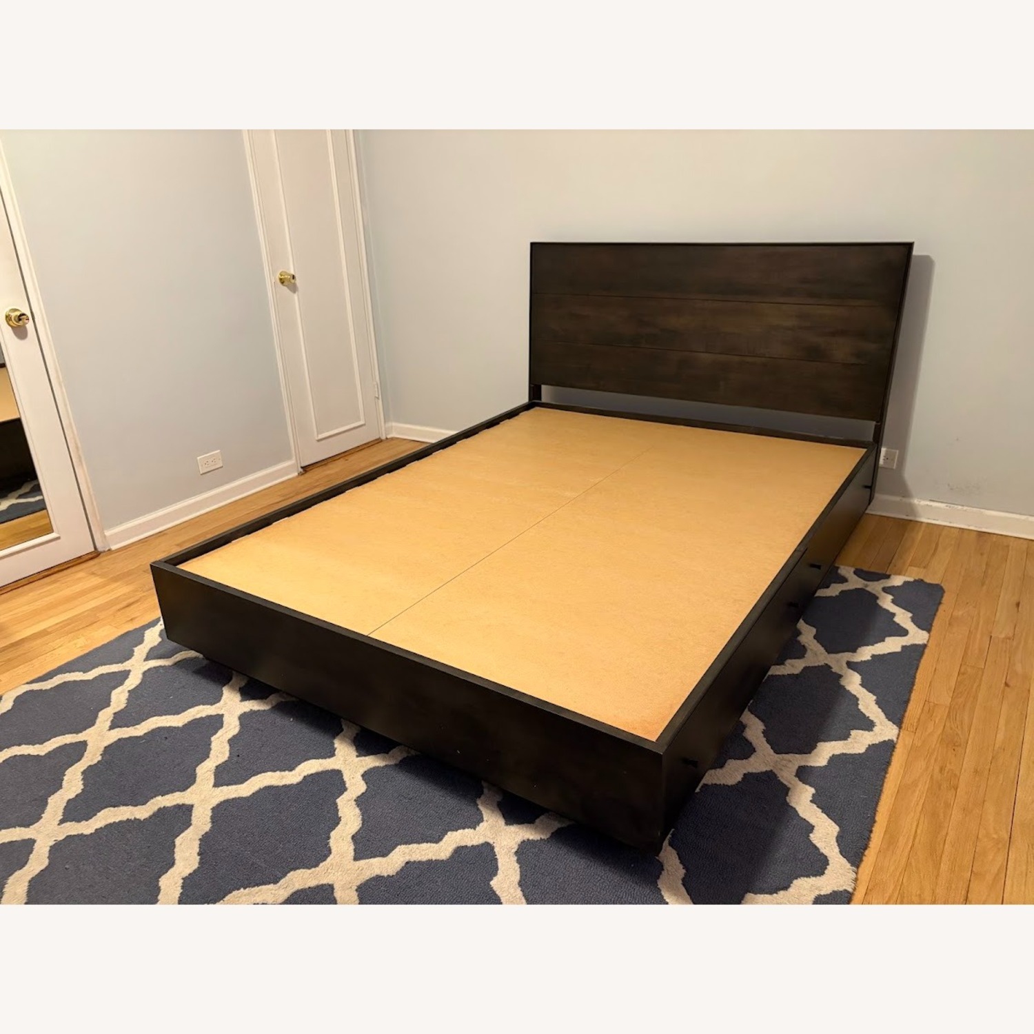 Room & Board Hudson Storage Bed Full, Charcoal - image-2